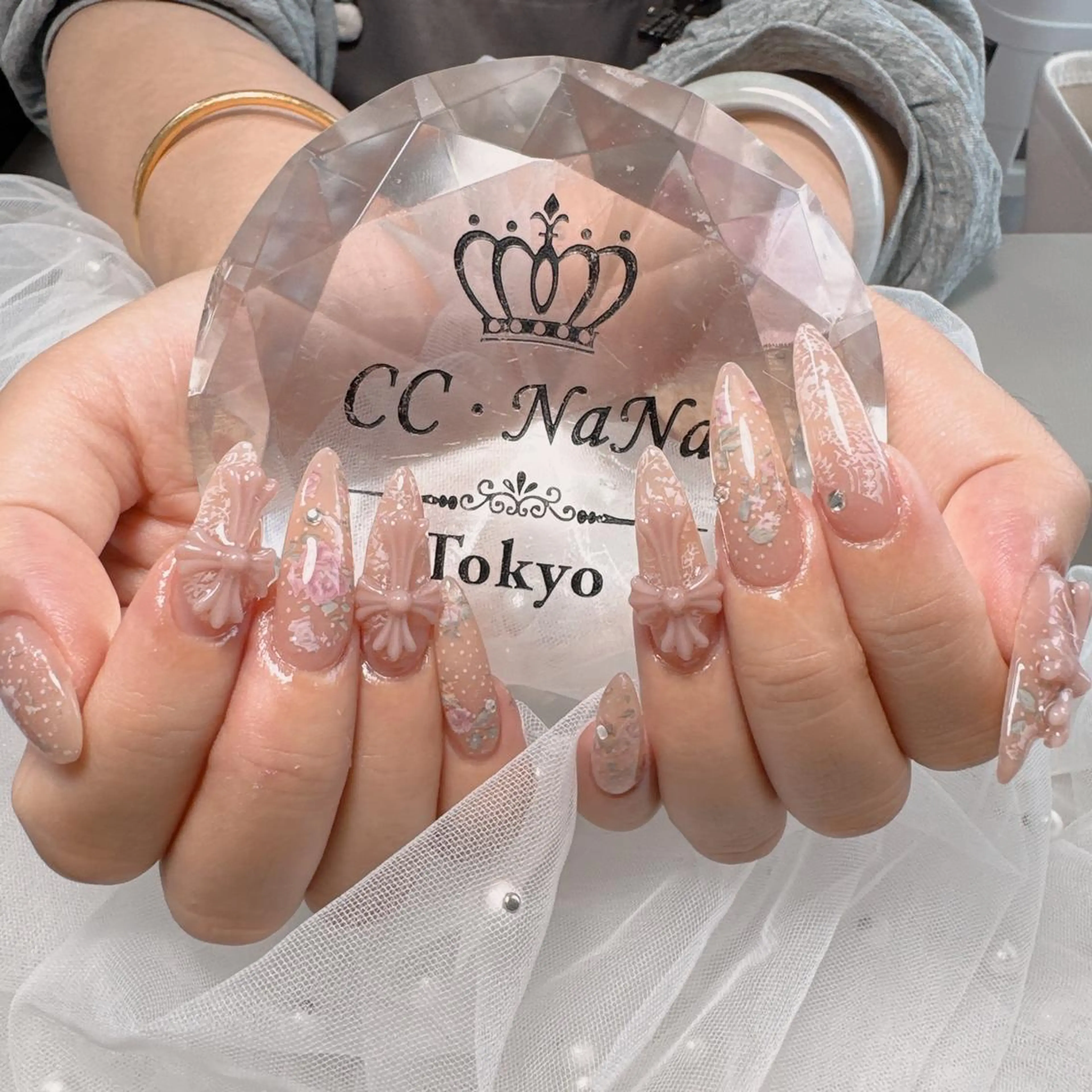 ネイル ハンドネイル ハンドケア CC NaNa ワンホンネイル🌙Nのネイルデザイン