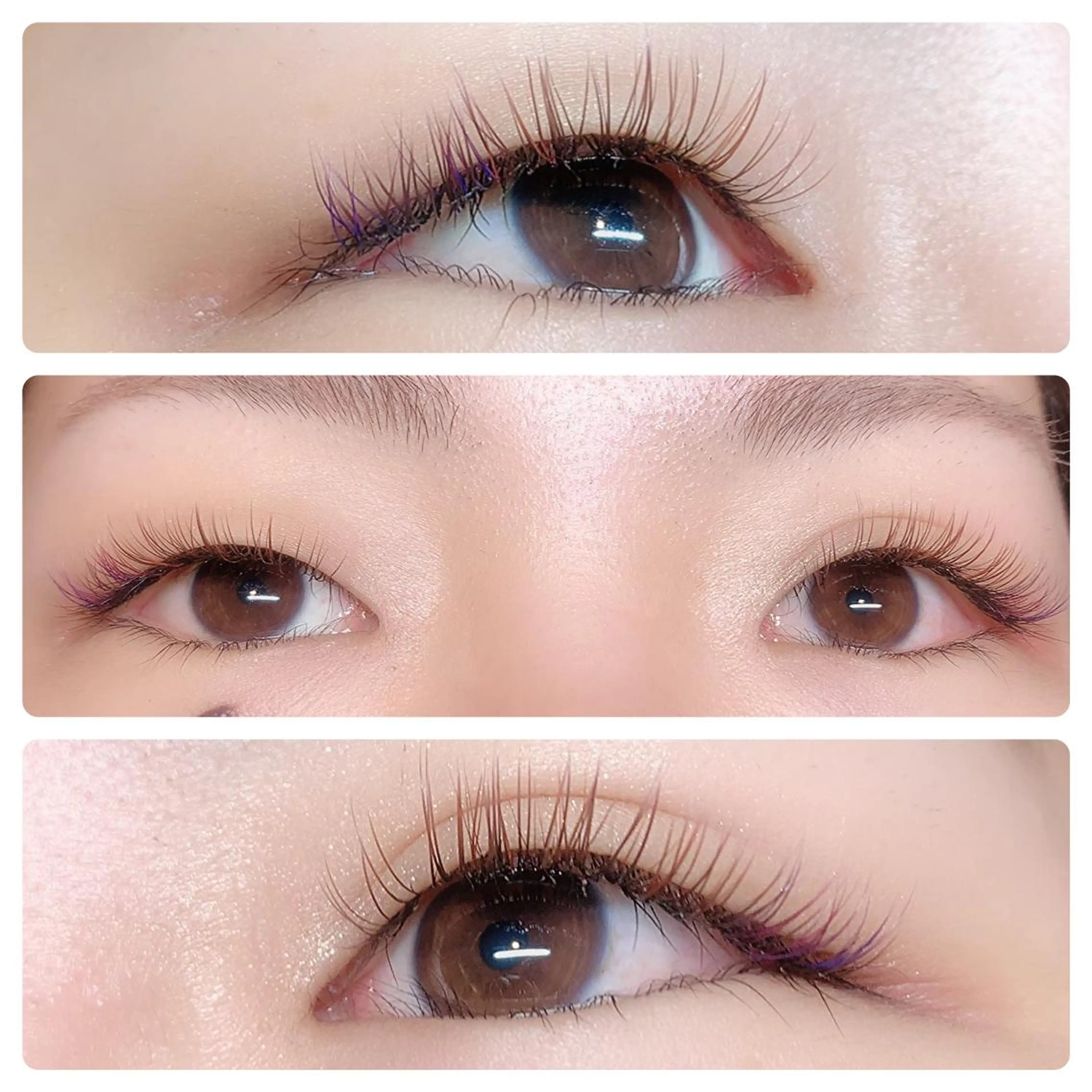 マツエク・マツパ Cカール カラーマツエク yellow ★のマツエク・マツパデザイン