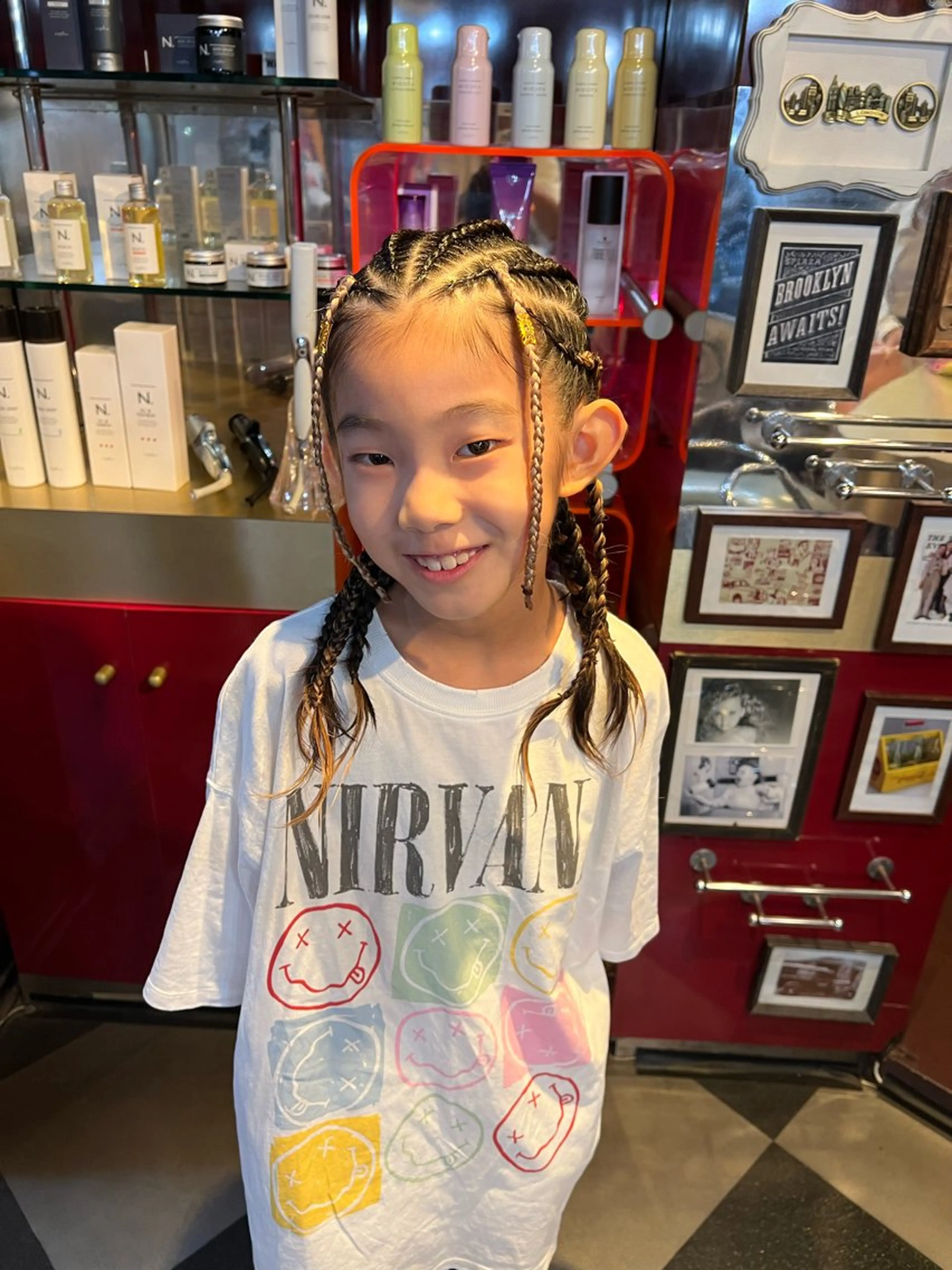 セミロング ヘアアレンジ キッズ ヘアセット 横浜ロングミディアム レイヤー/ 平林侑馬のヘアスタイル