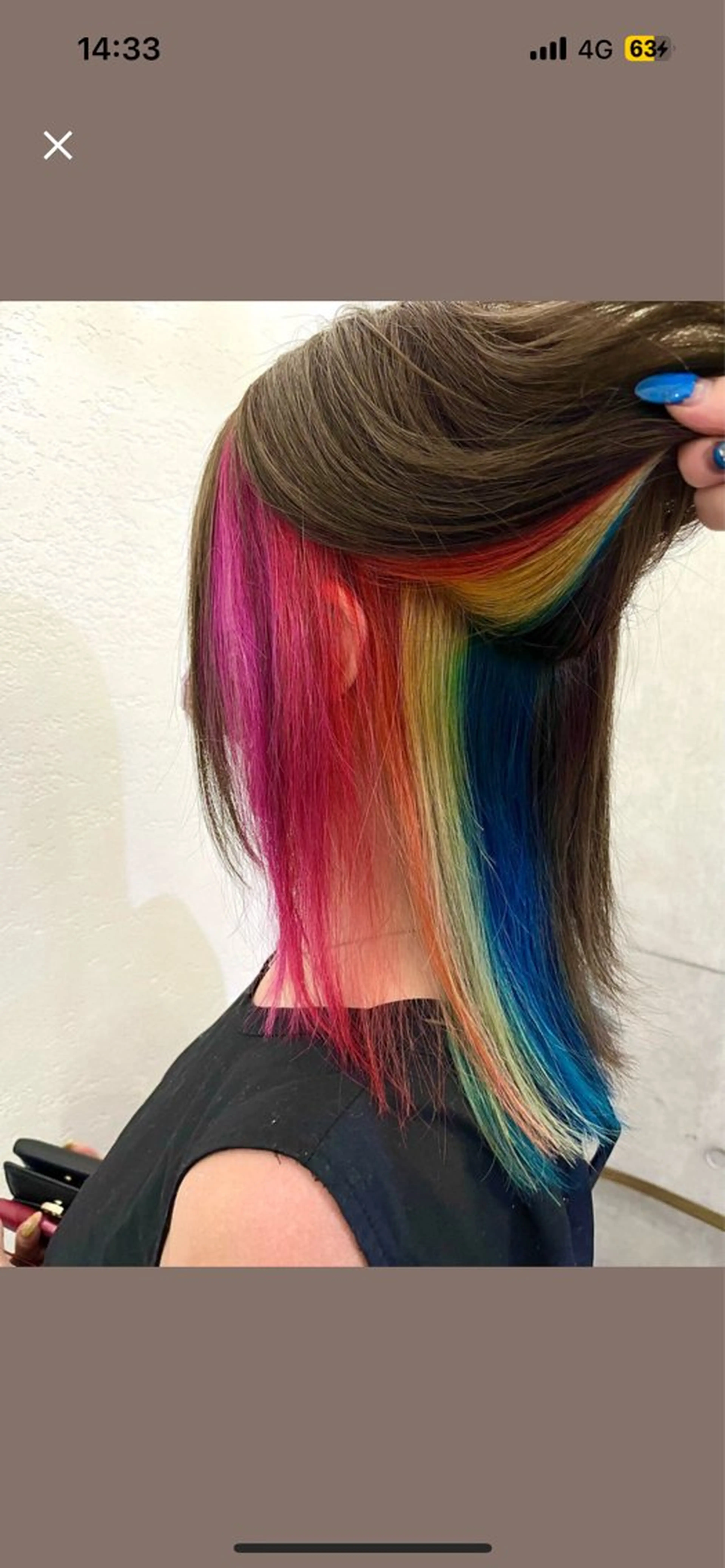 ミディアム カラー 中川 もえか【明石】のヘアスタイル