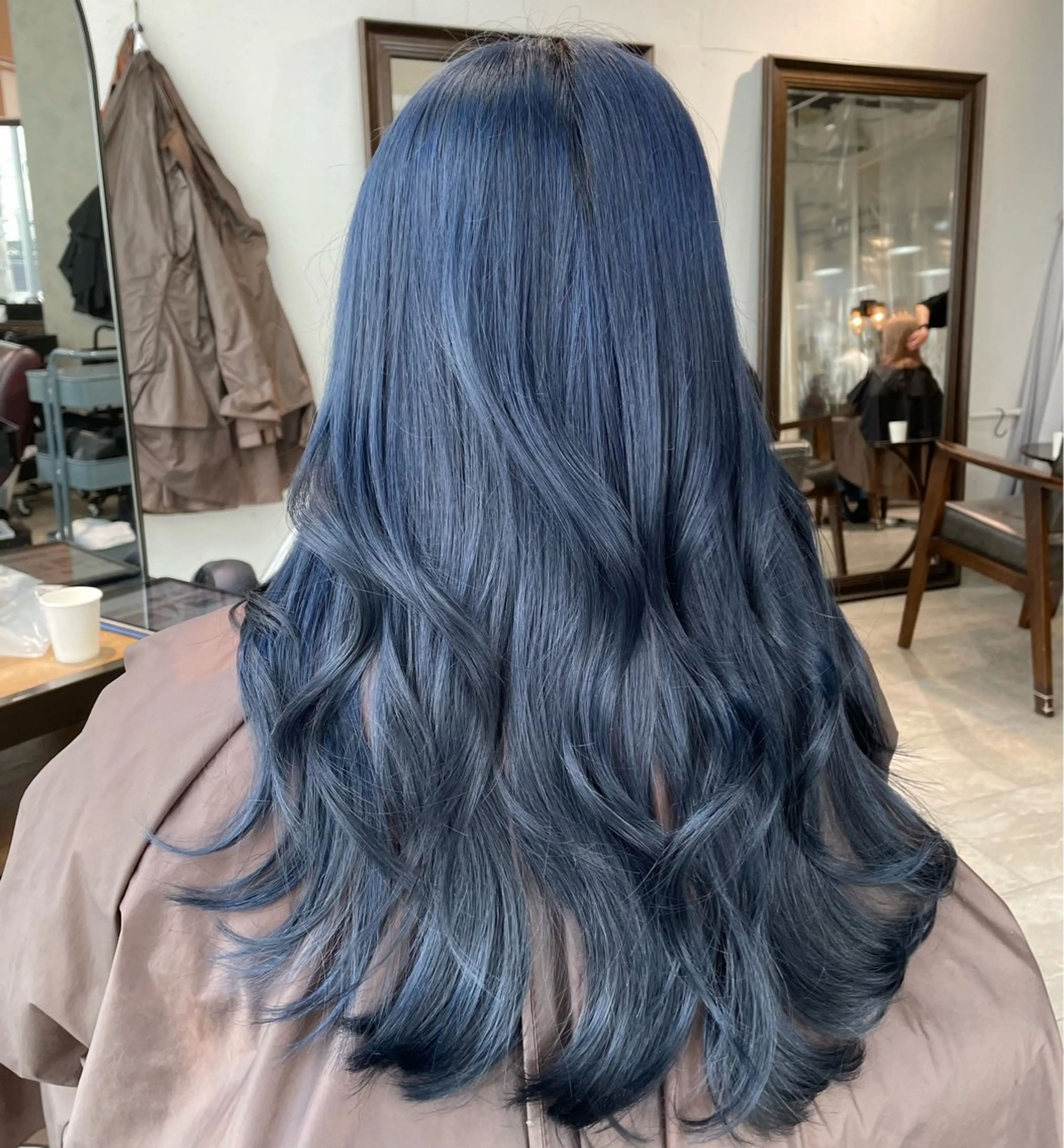 ロング カラー カット ヘアカラー 🌹TikTok4万 フォロワー🌹AKIのヘアスタイル
