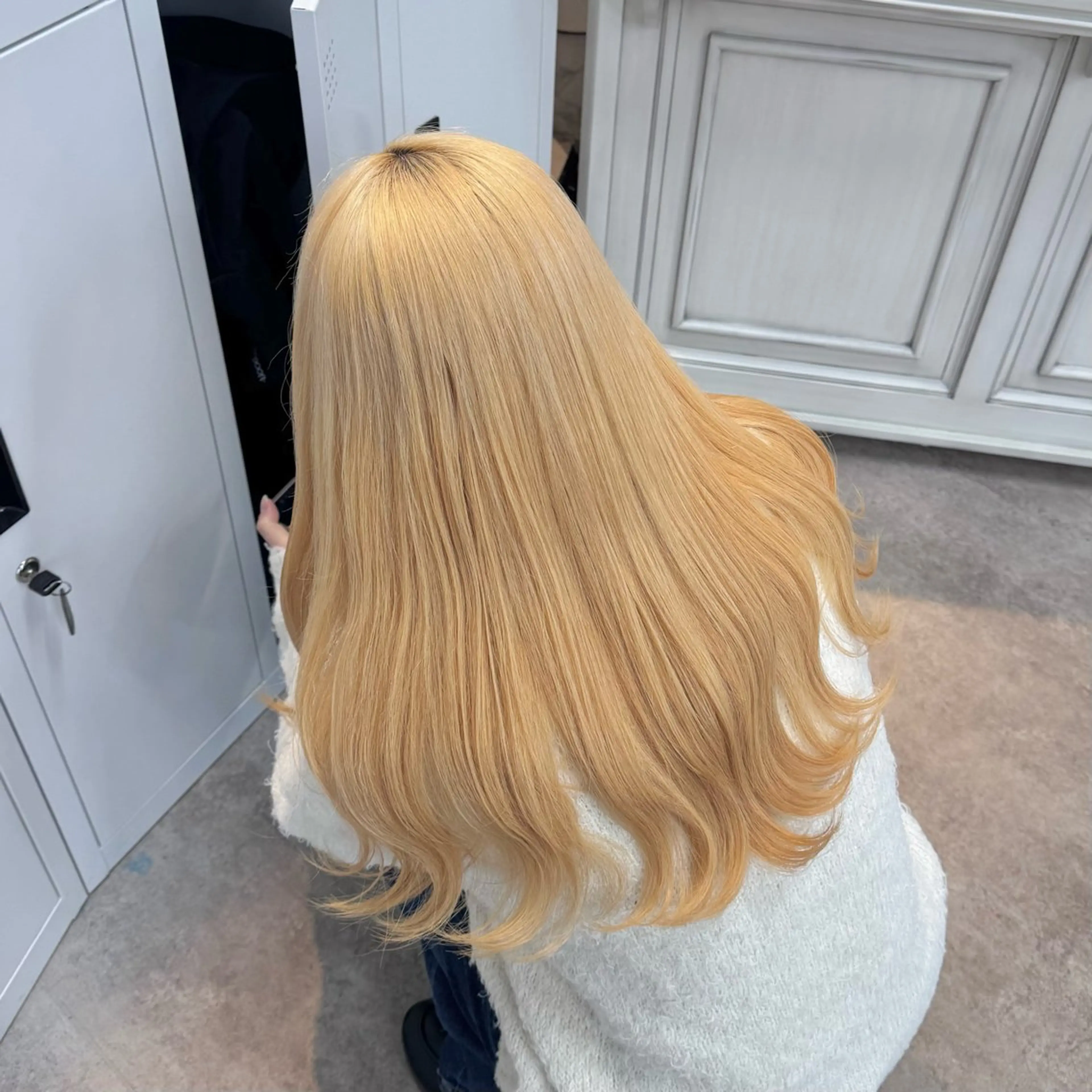 ロング カラー JUNSHIN🦋 ヘアセット／カラーのヘアスタイル