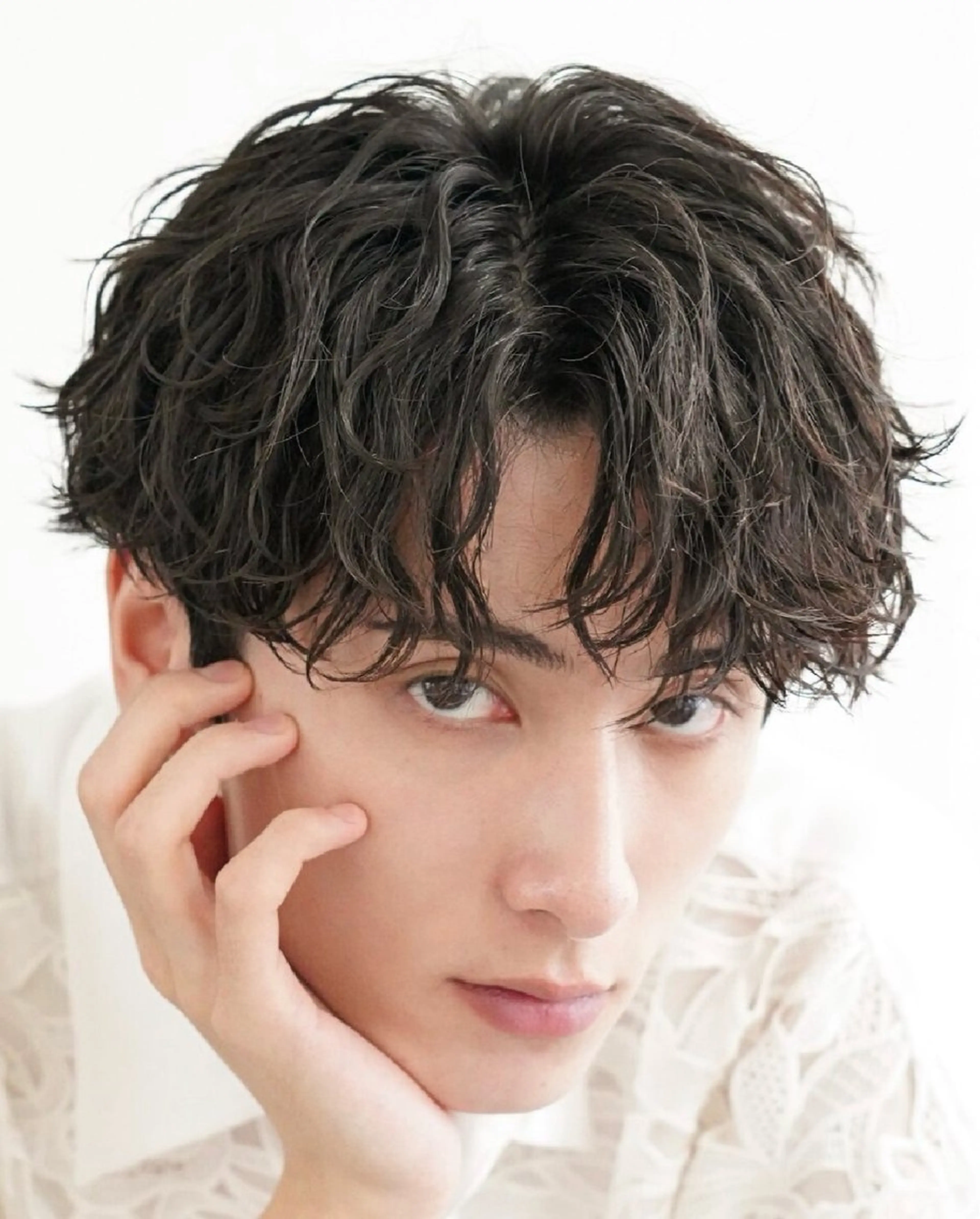 パーマ メンズ センターパート マッシュ メンズパーマ プードルパーマ メンズツイストパーマ カット パーマ トリートメント 仙台波巻きパーマ/ fifth/遠藤楓雅のヘアスタイル