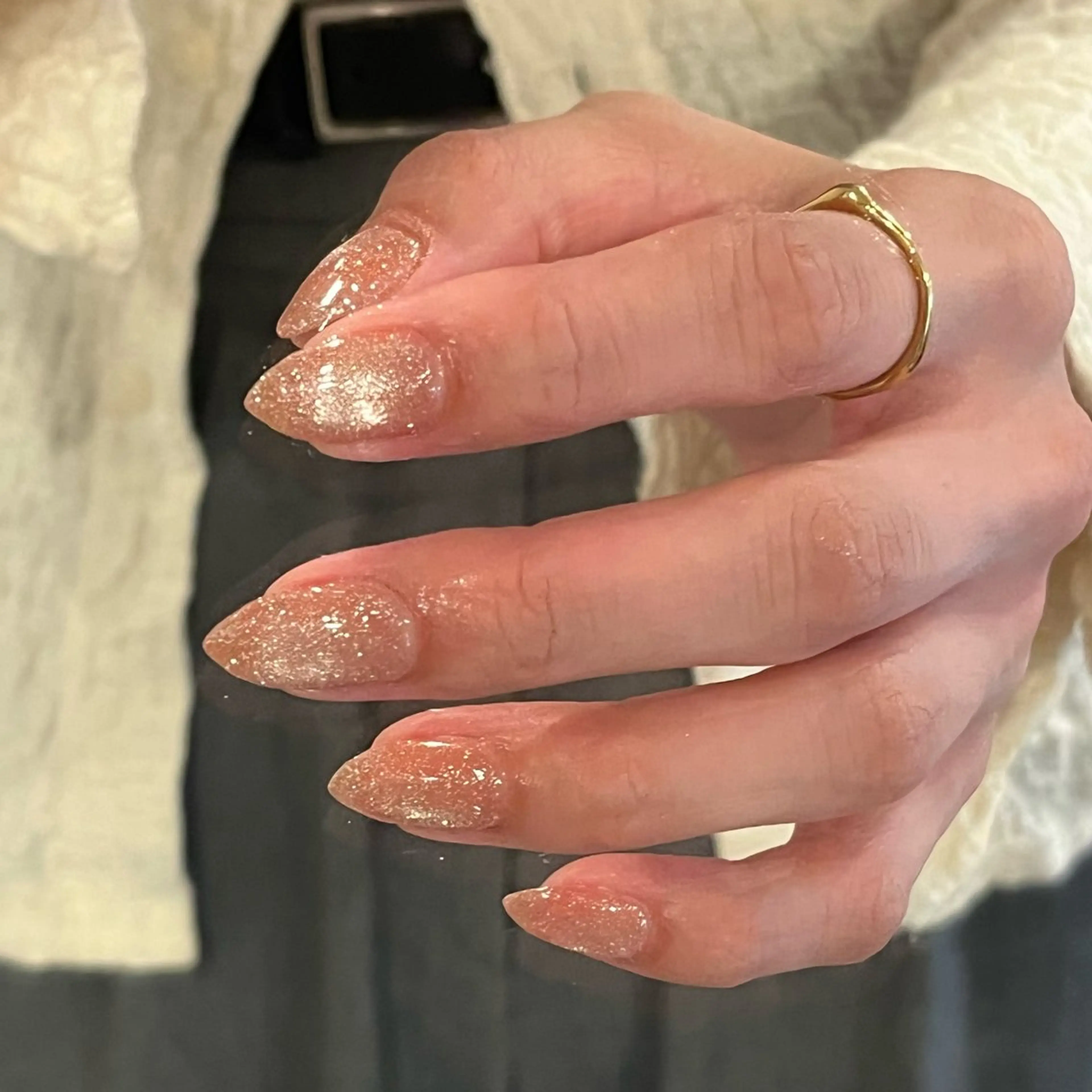 ネイル 氷ネイル・うるうるネイル キラキラネイル shizuku .のネイルデザイン