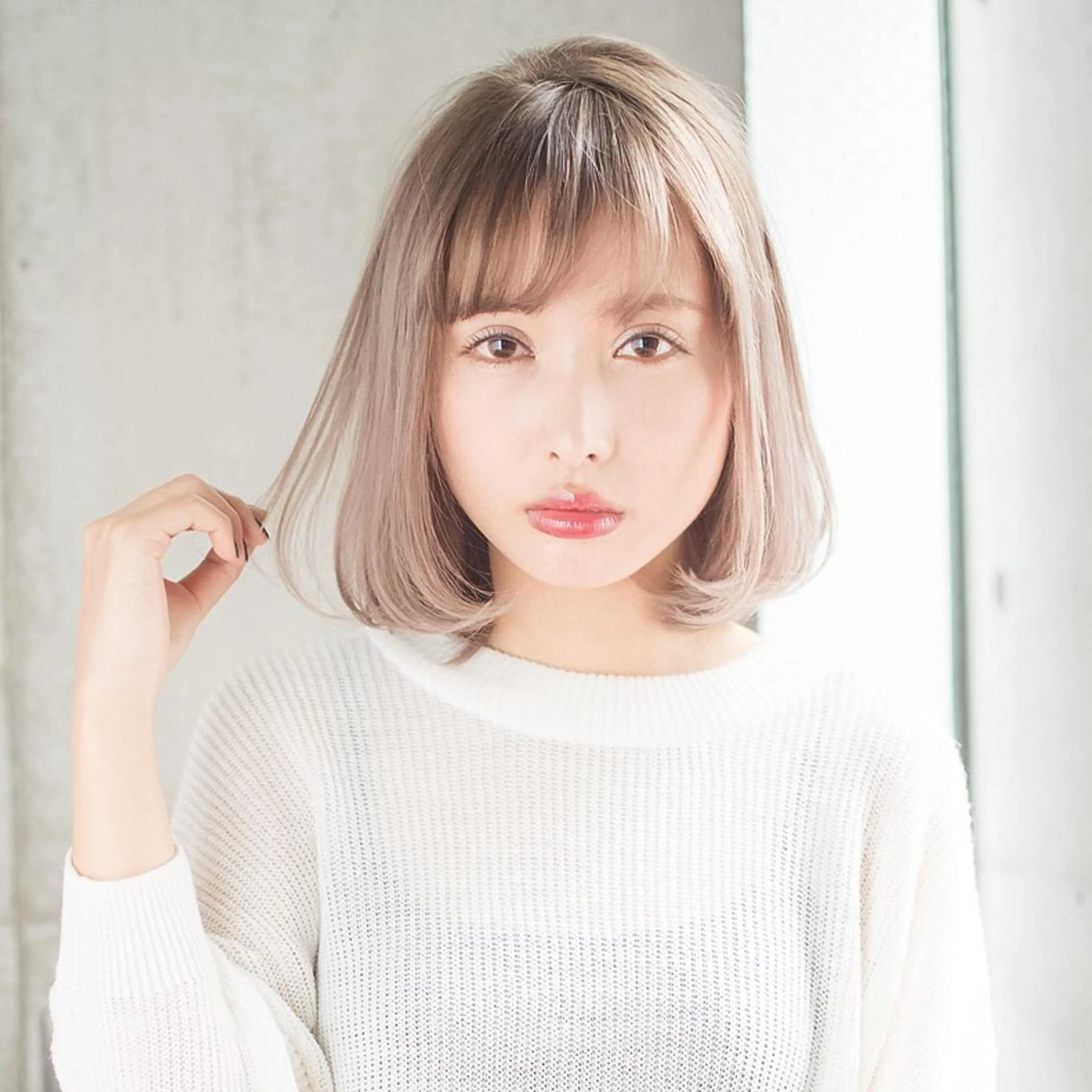 ミディアム カラー 透明感カラー イルミナカラー カット ヘアカラー トリートメント 髪質改善、縮毛矯正 店長浅野太郎のヘアスタイル