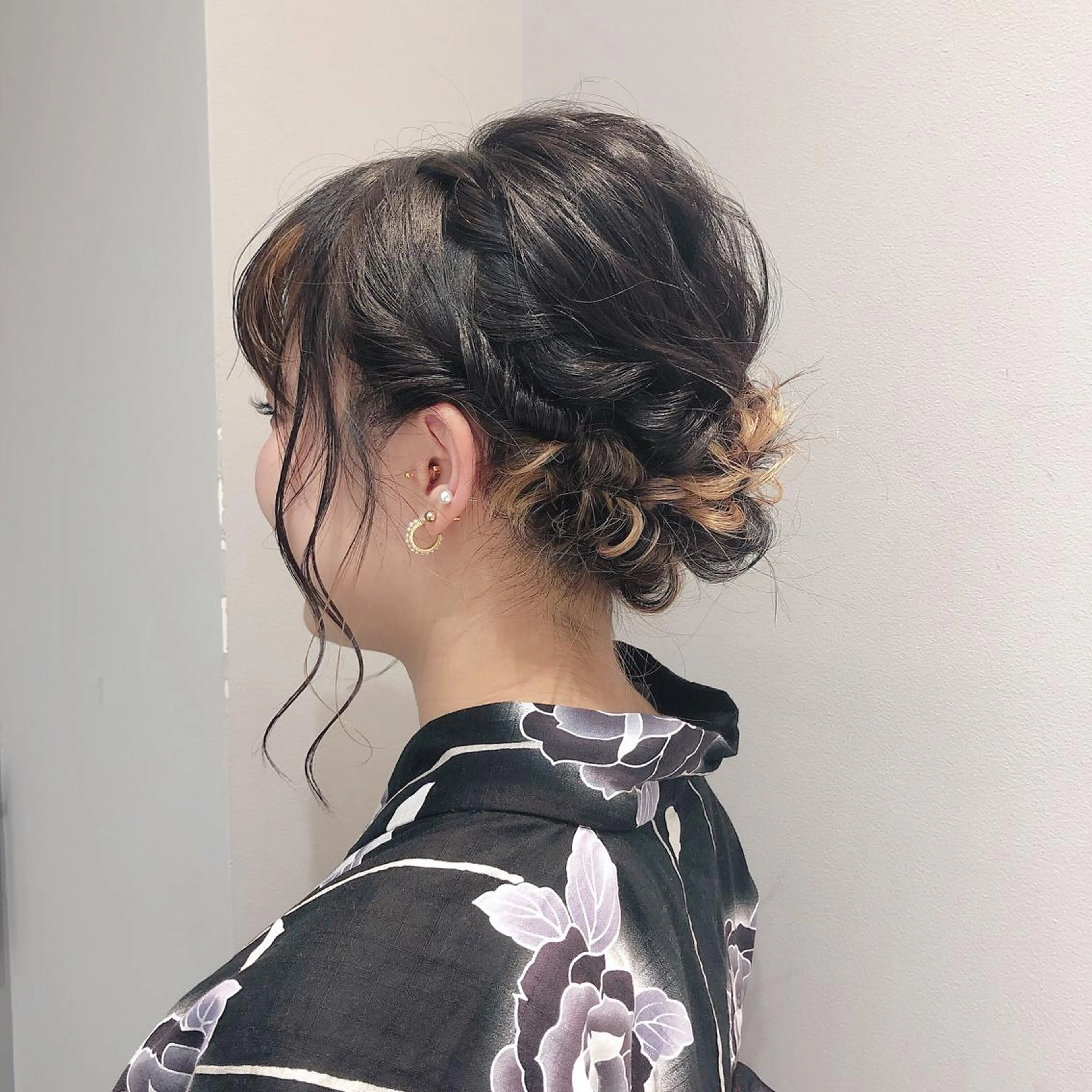 ヘアアレンジ 似合わせ艶髪カラー ❤️ハダユミのヘアスタイル