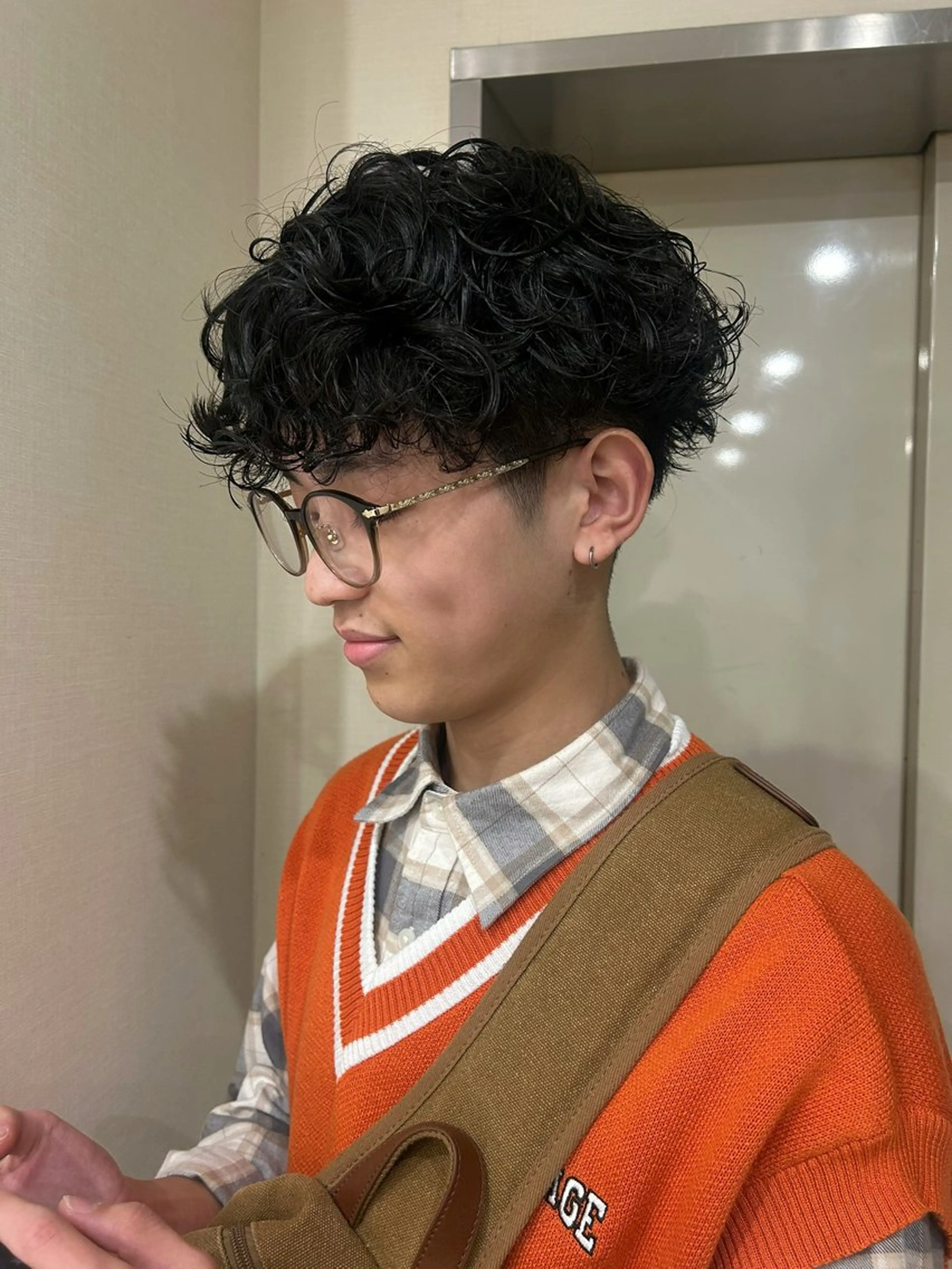 ショート メンズ カット パーマ hair&eye🎀 /momoKaのヘアスタイル