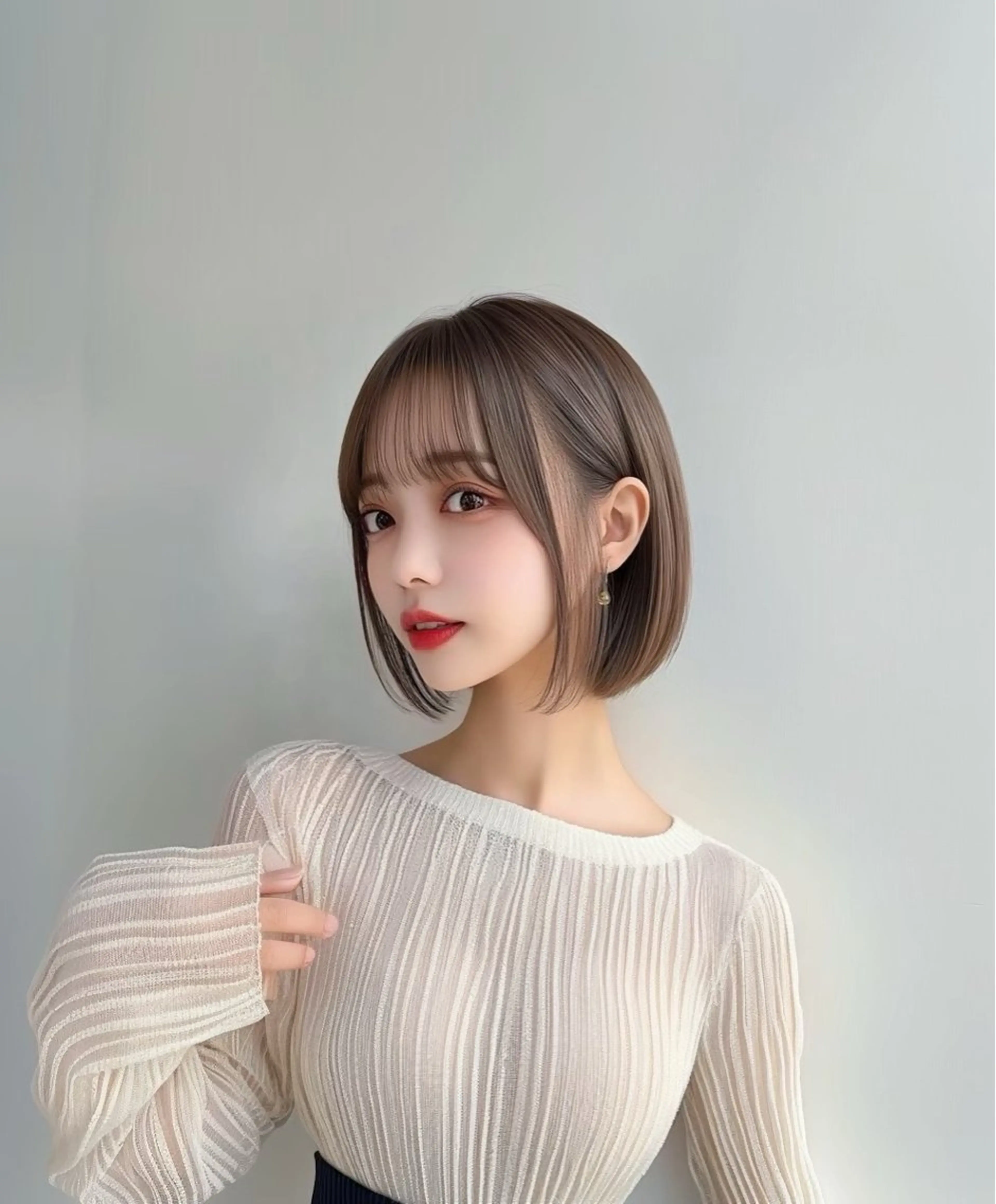 ショート 安保航太 /韓国風レイヤーのヘアスタイル