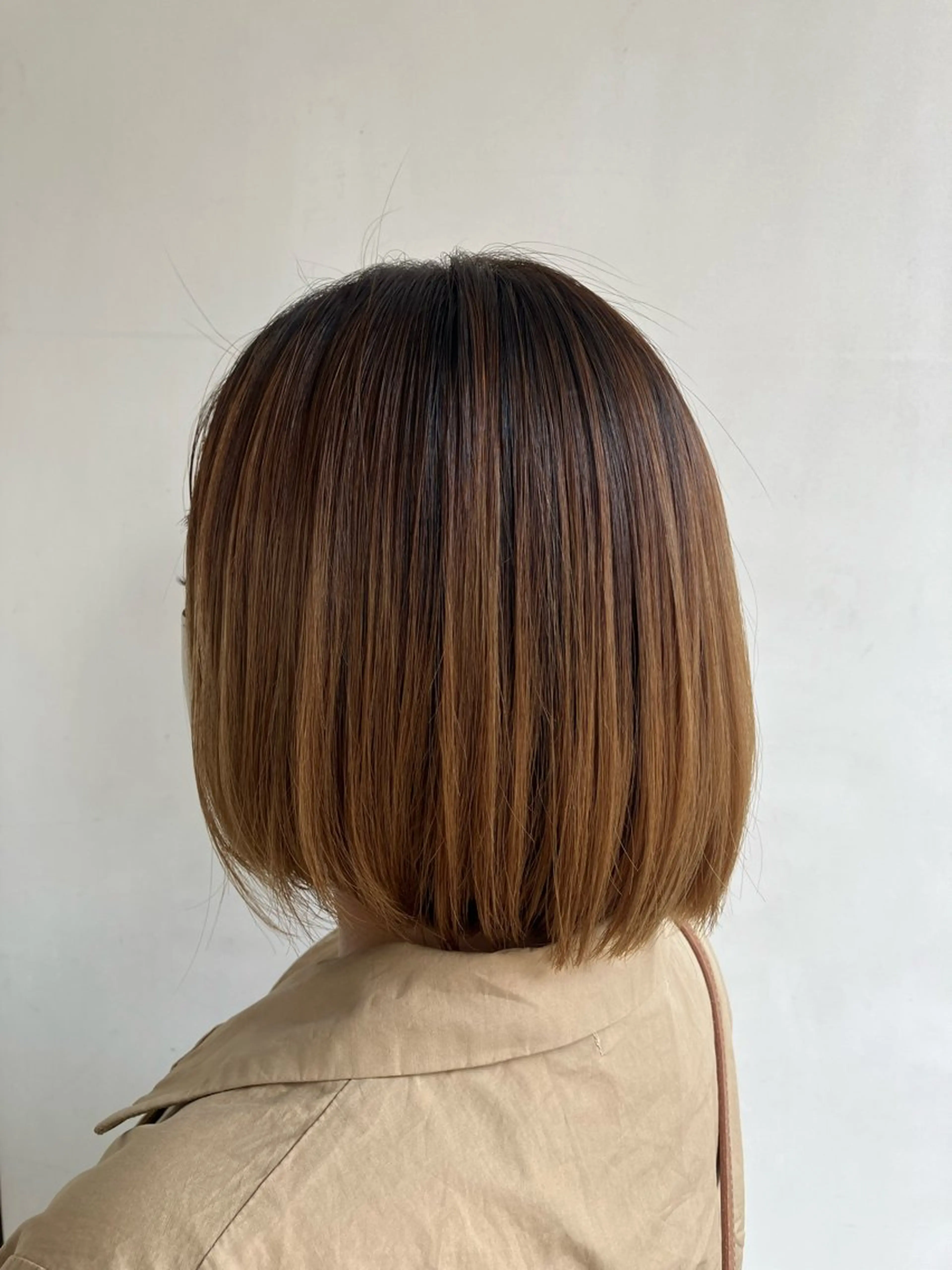 ミディアム 縮毛矯正 怜音/ REONのヘアスタイル