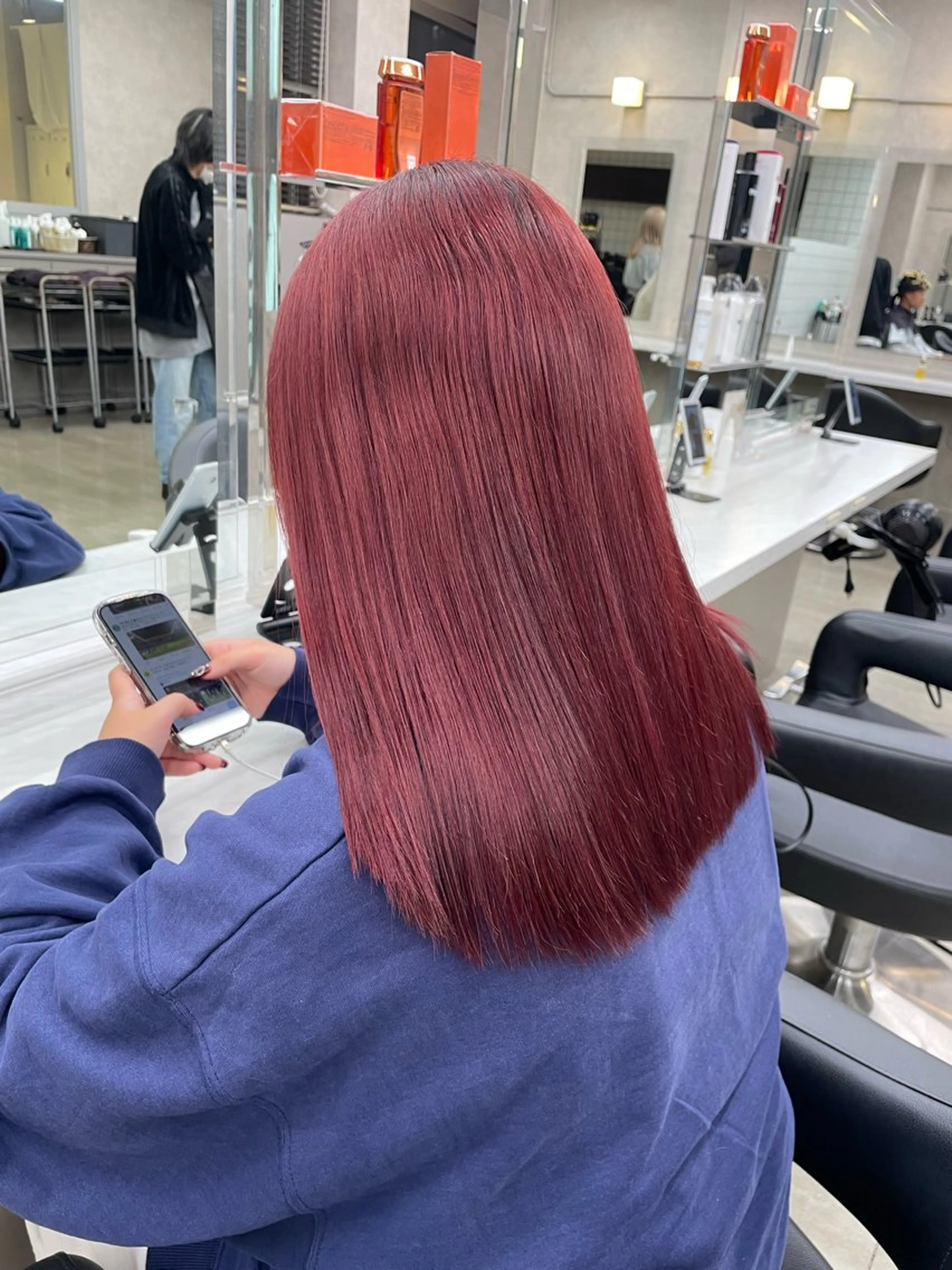 ロング カラー ヘアアレンジ ヘアカラー トリートメント ヘアセット 💗横浜美容室 💗HARUNAのヘアスタイル