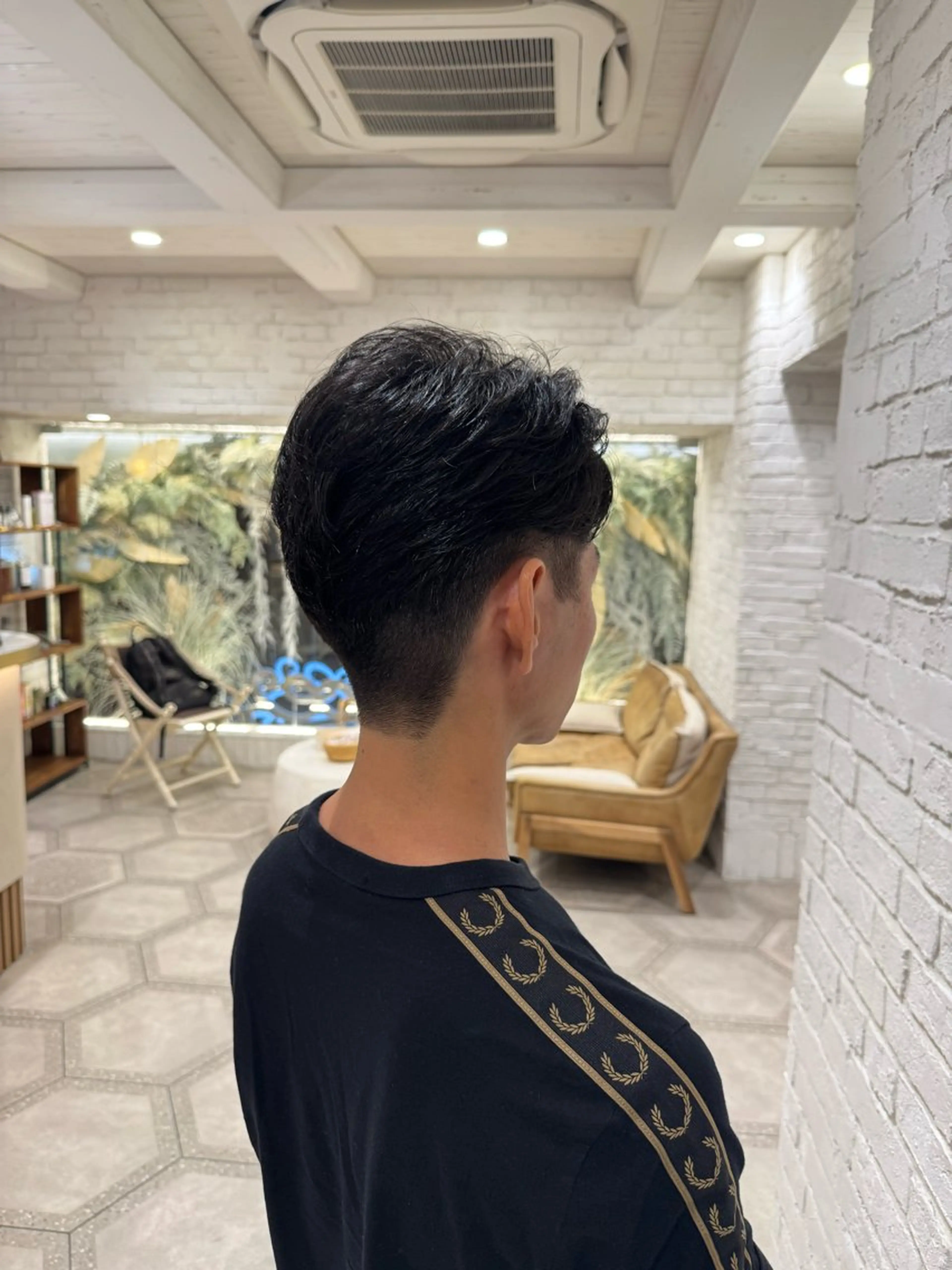 メンズ メンズパーマ カット 堀江美容室 千晶のヘアスタイル