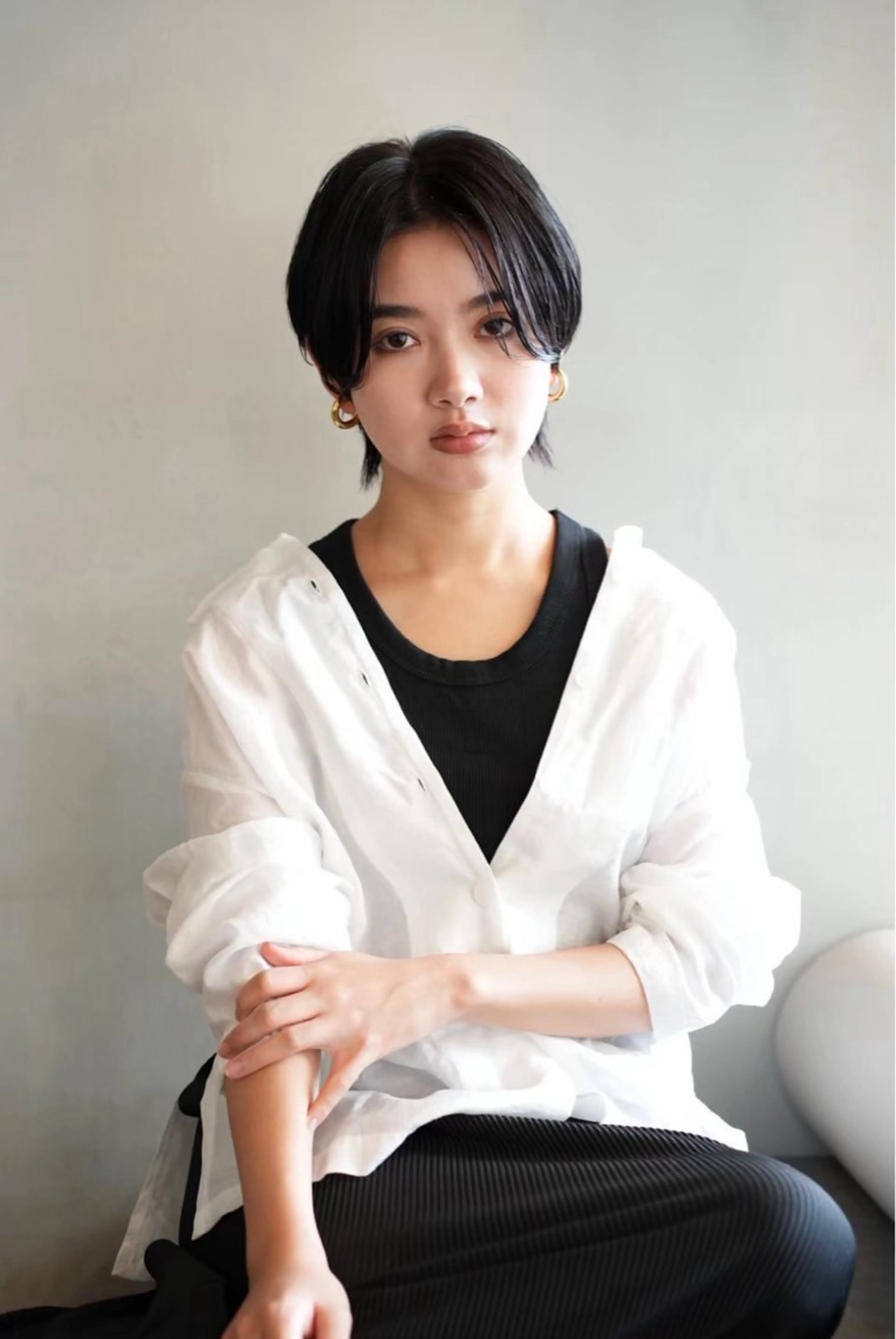 ショート カラー 加賀 千聖 /soigneのヘアスタイル