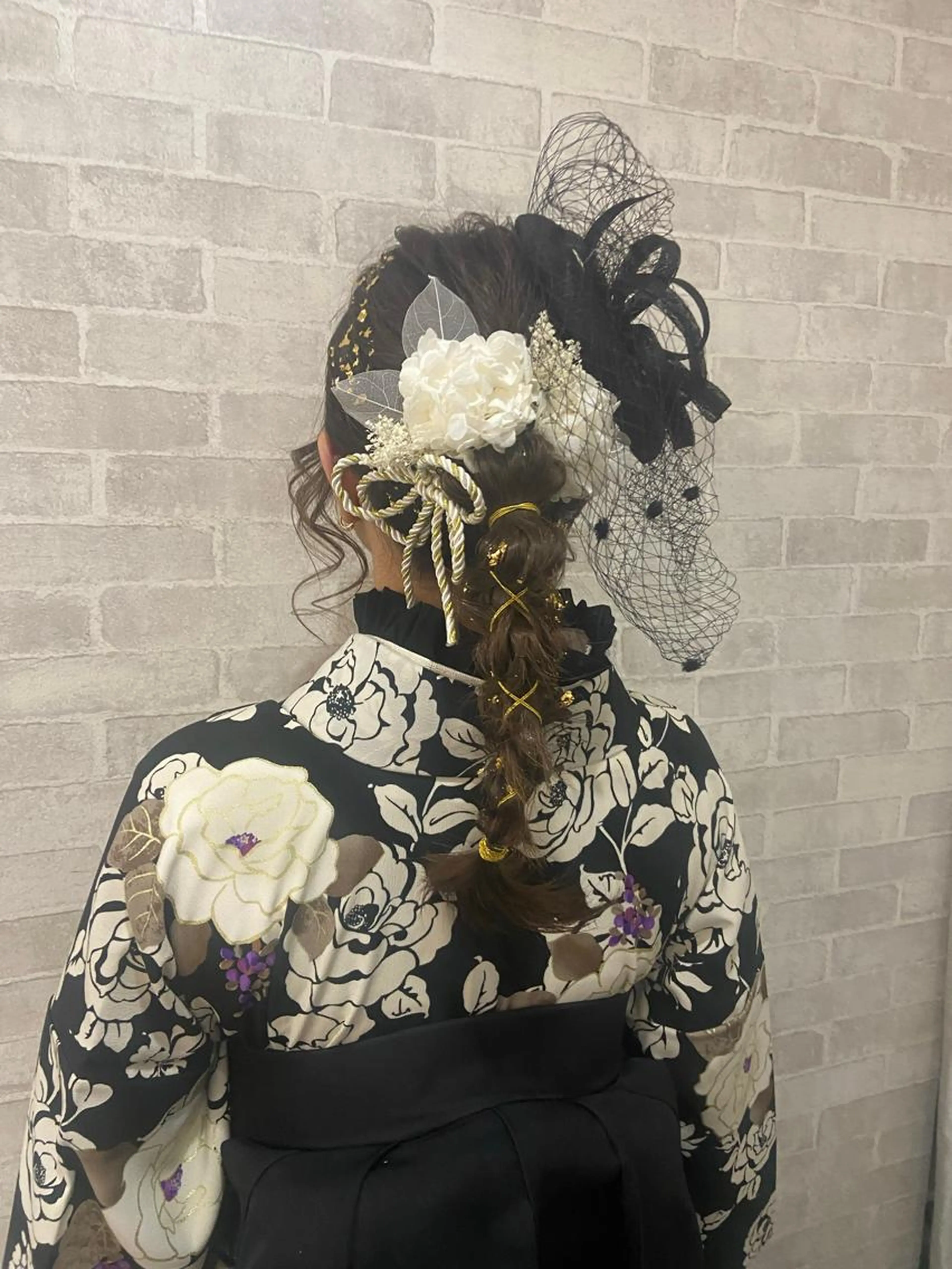 【早朝予約可】卒業式袴着付け＆ヘアセットの写真