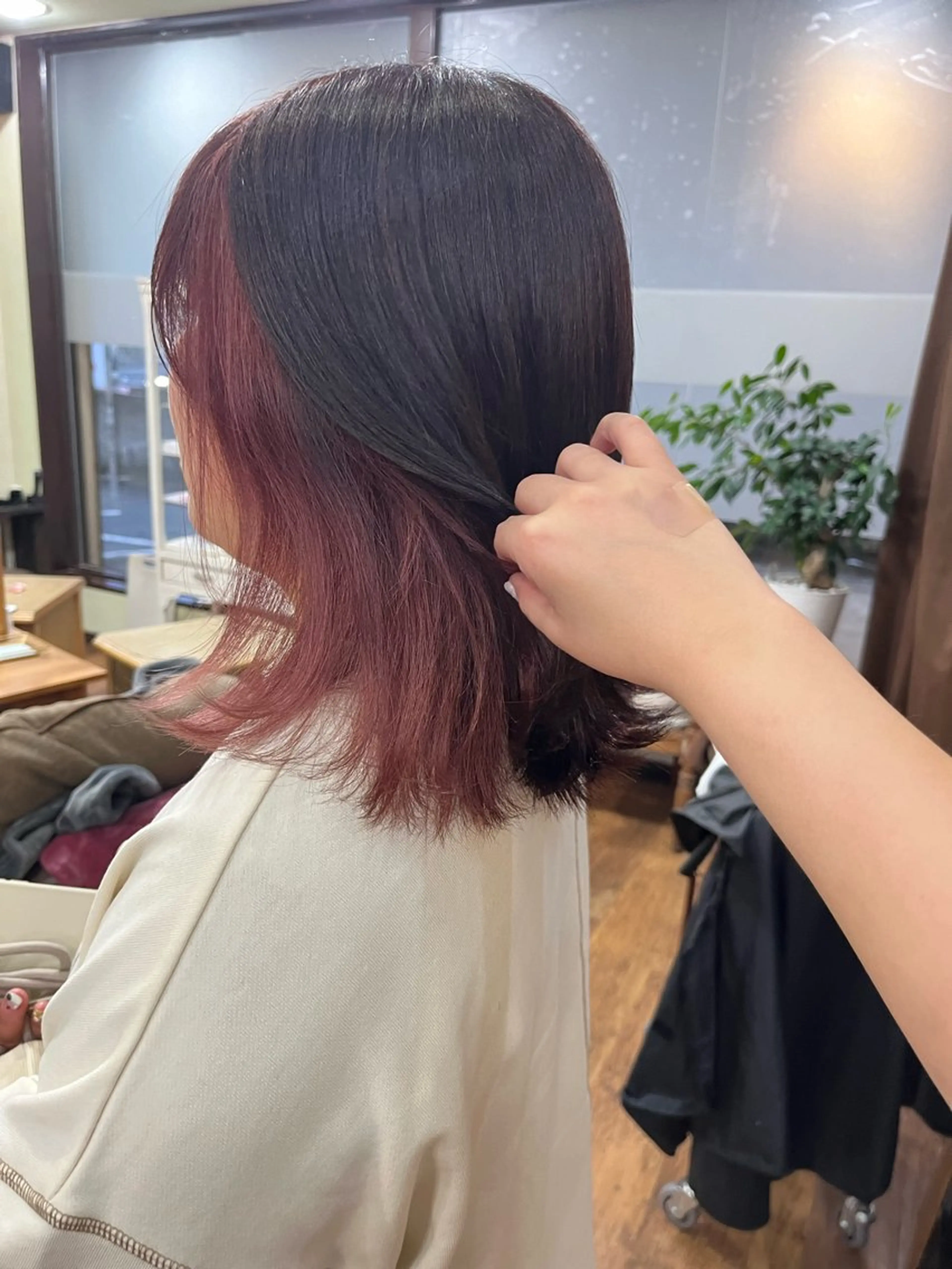 セミロング Un Fleur所属・立野 希沙のヘアスタイル