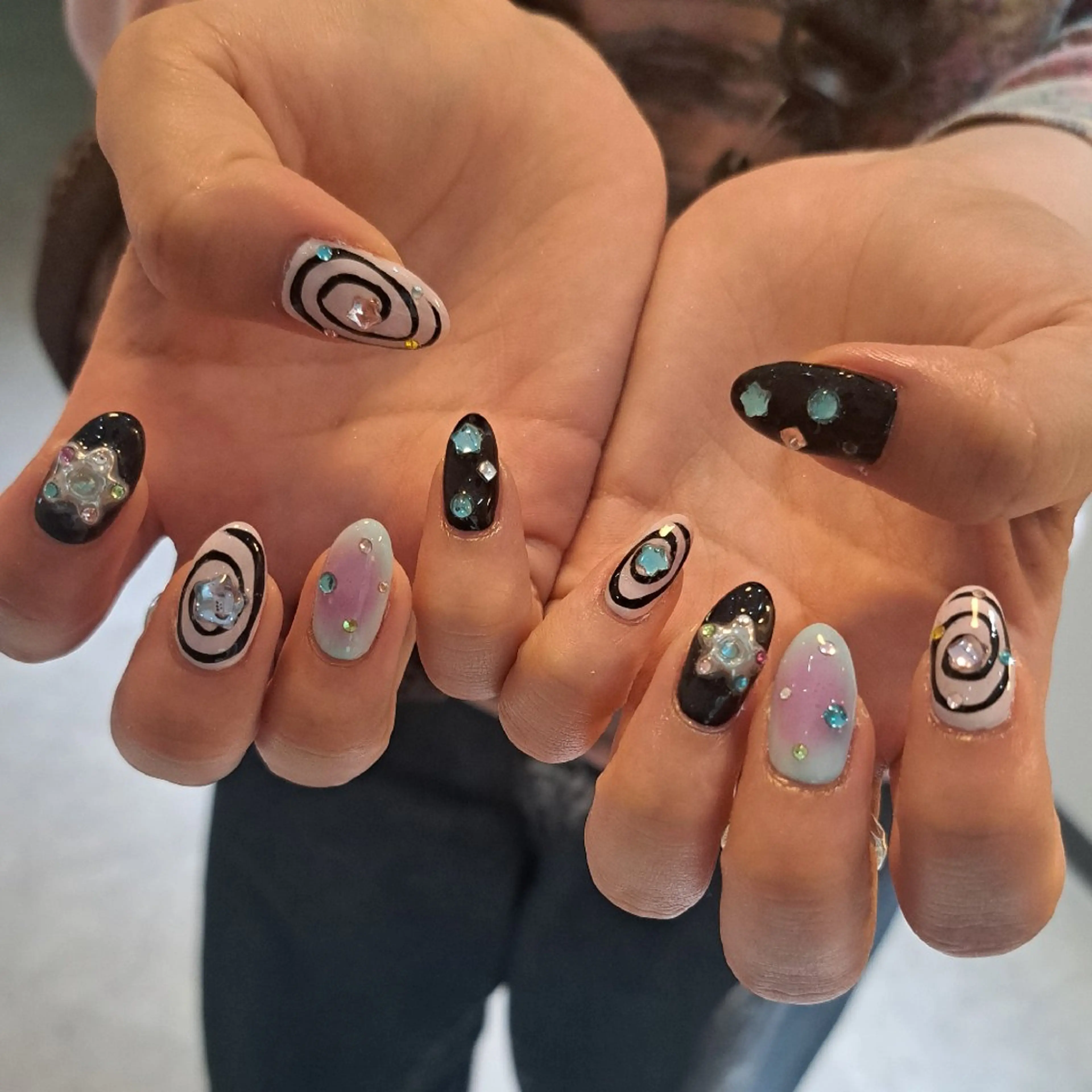 ネイル アートネイル ジェルネイル 持ち込み パステルネイル ハンドネイル Nail mood デザイン持ち込みokのネイルデザイン