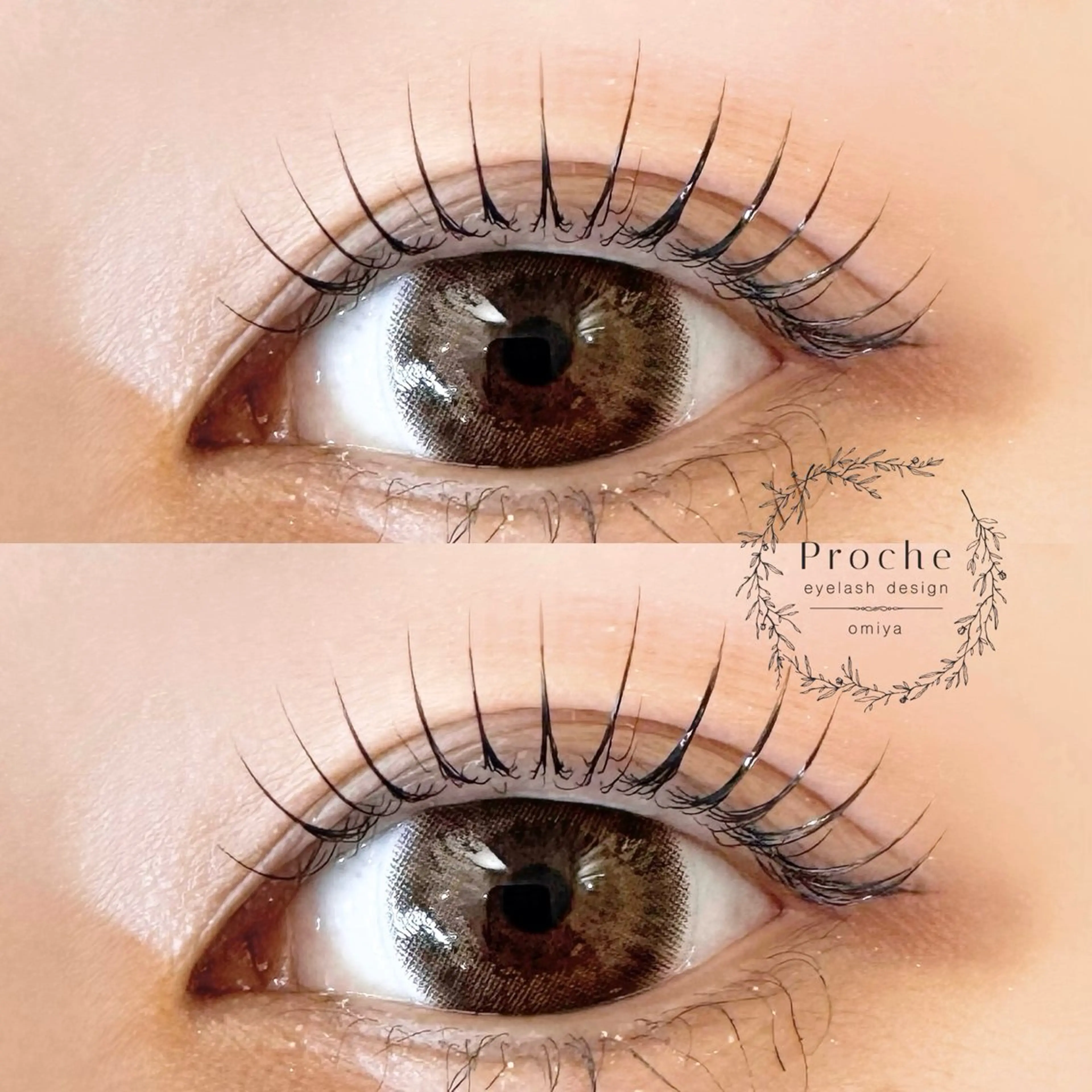 マツエク・マツパ Proche makikoのマツエク・マツパデザイン