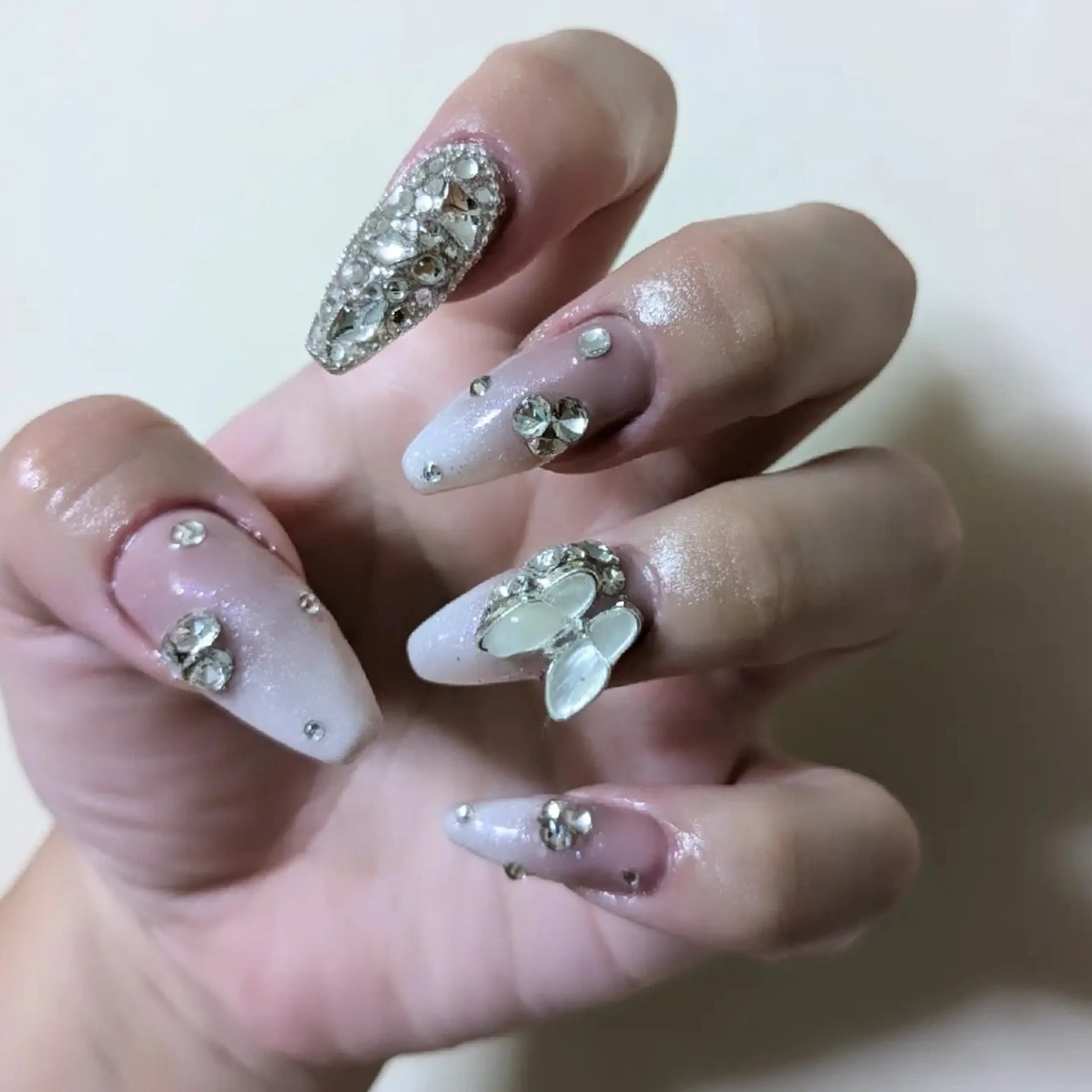 ネイル 長さ出し ジェルネイル スカルプネイル Lily nail 船橋 yuki🍒のネイルデザイン