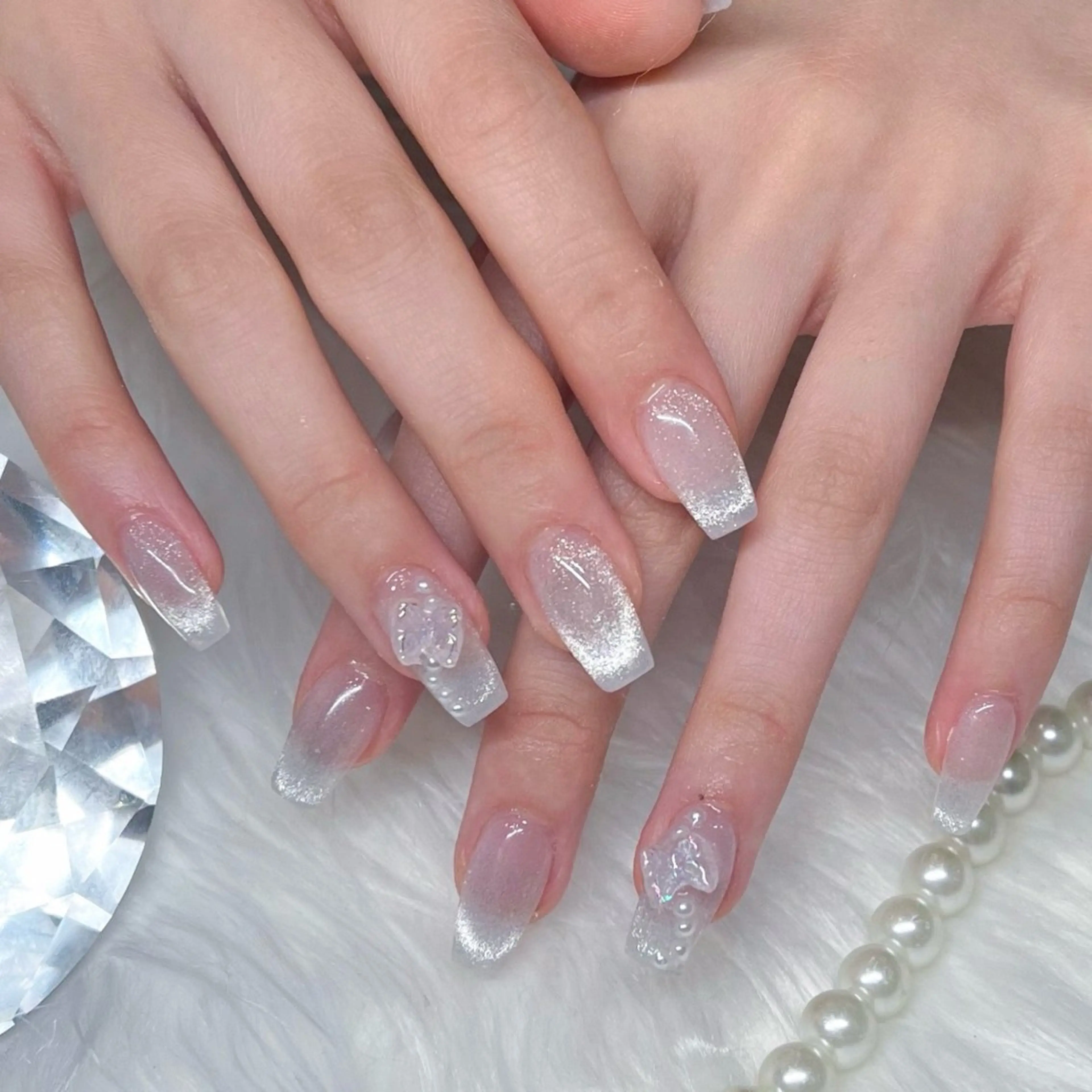 【ジェル】マグネット・ミラー・フラッシュ✨の写真