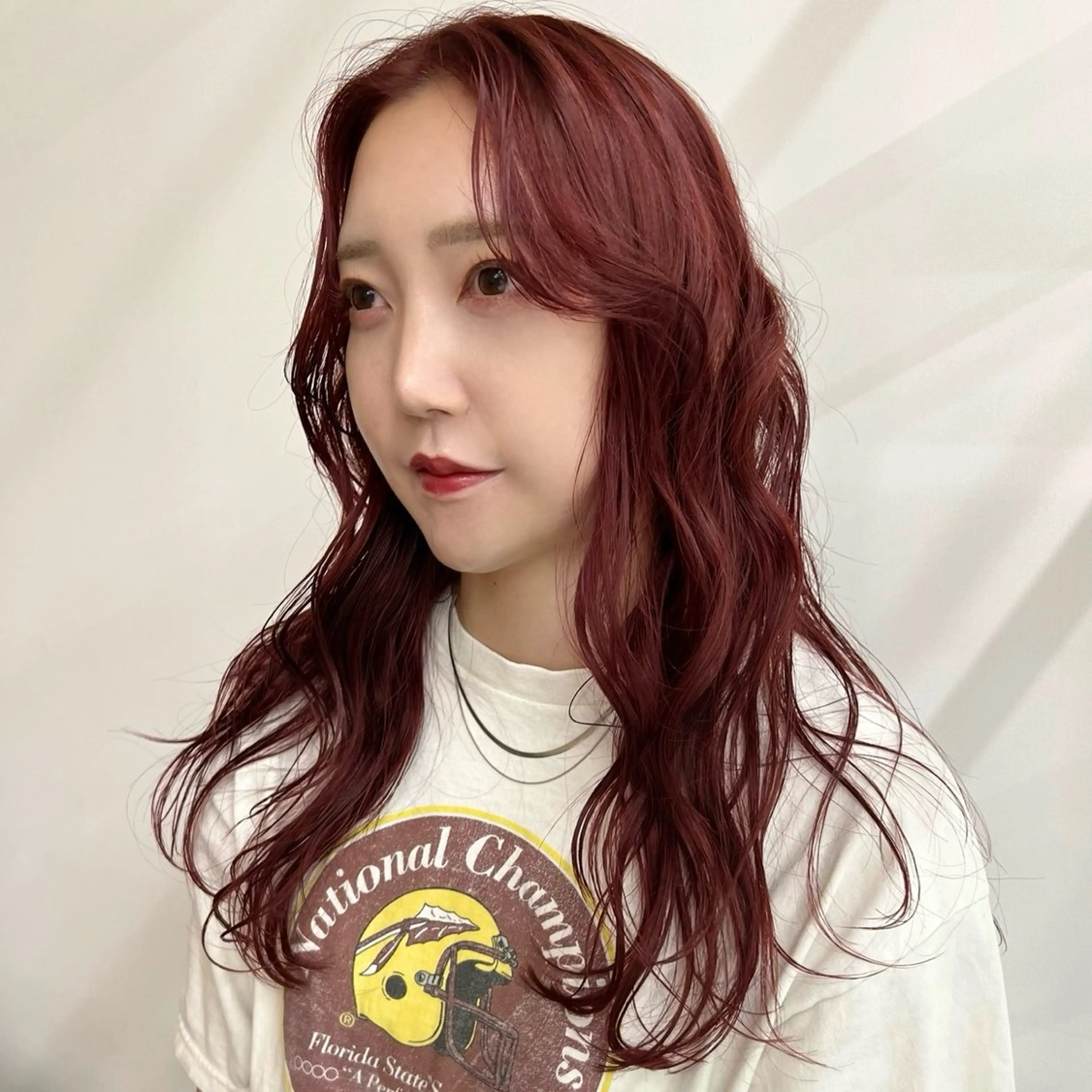 カラー レッドカラー arisa/暖色 /伏見/レイヤーのヘアスタイル