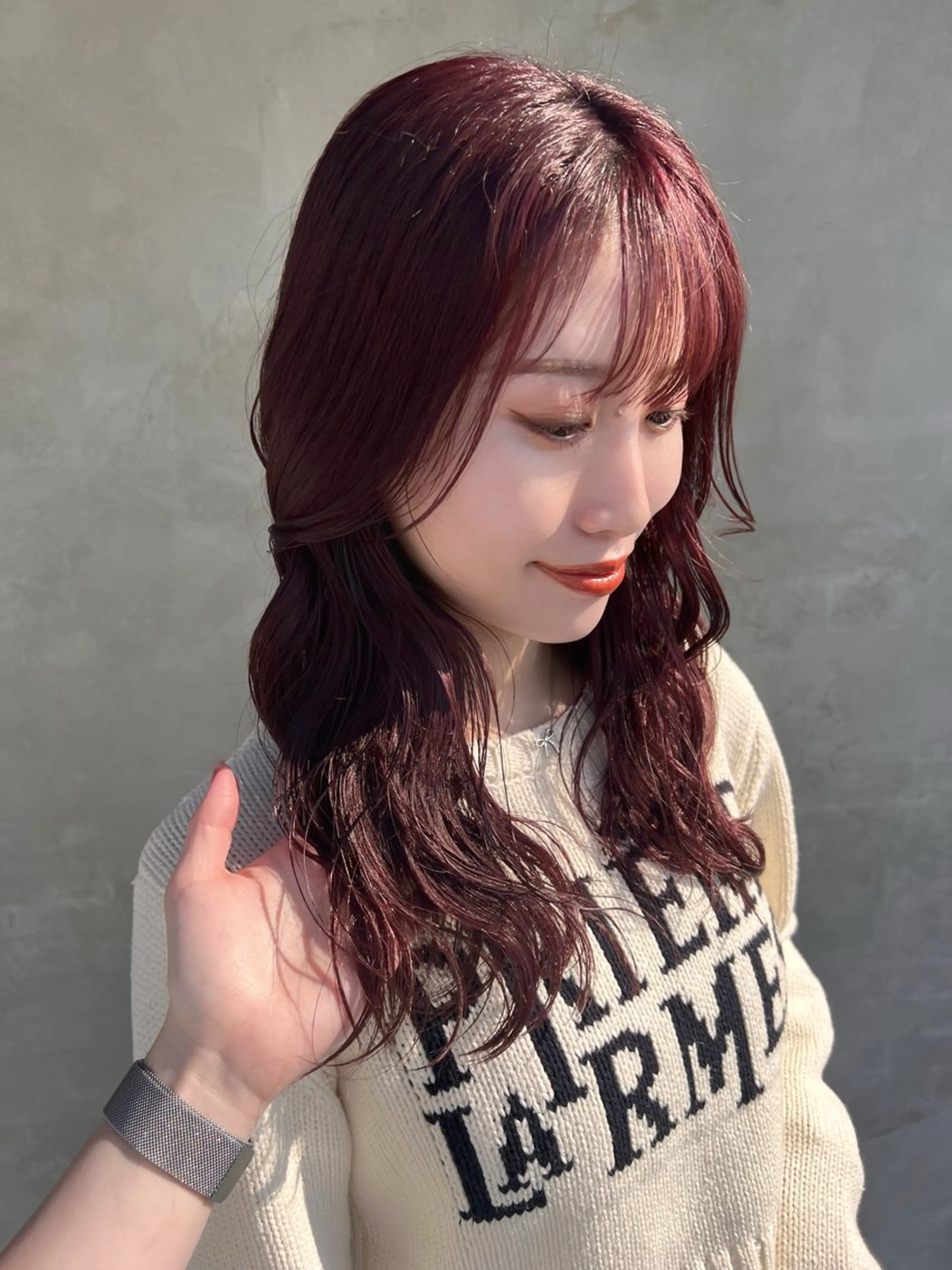 セミロング 切りっぱなしボブ 👩🏼ミニボブのヘアスタイル