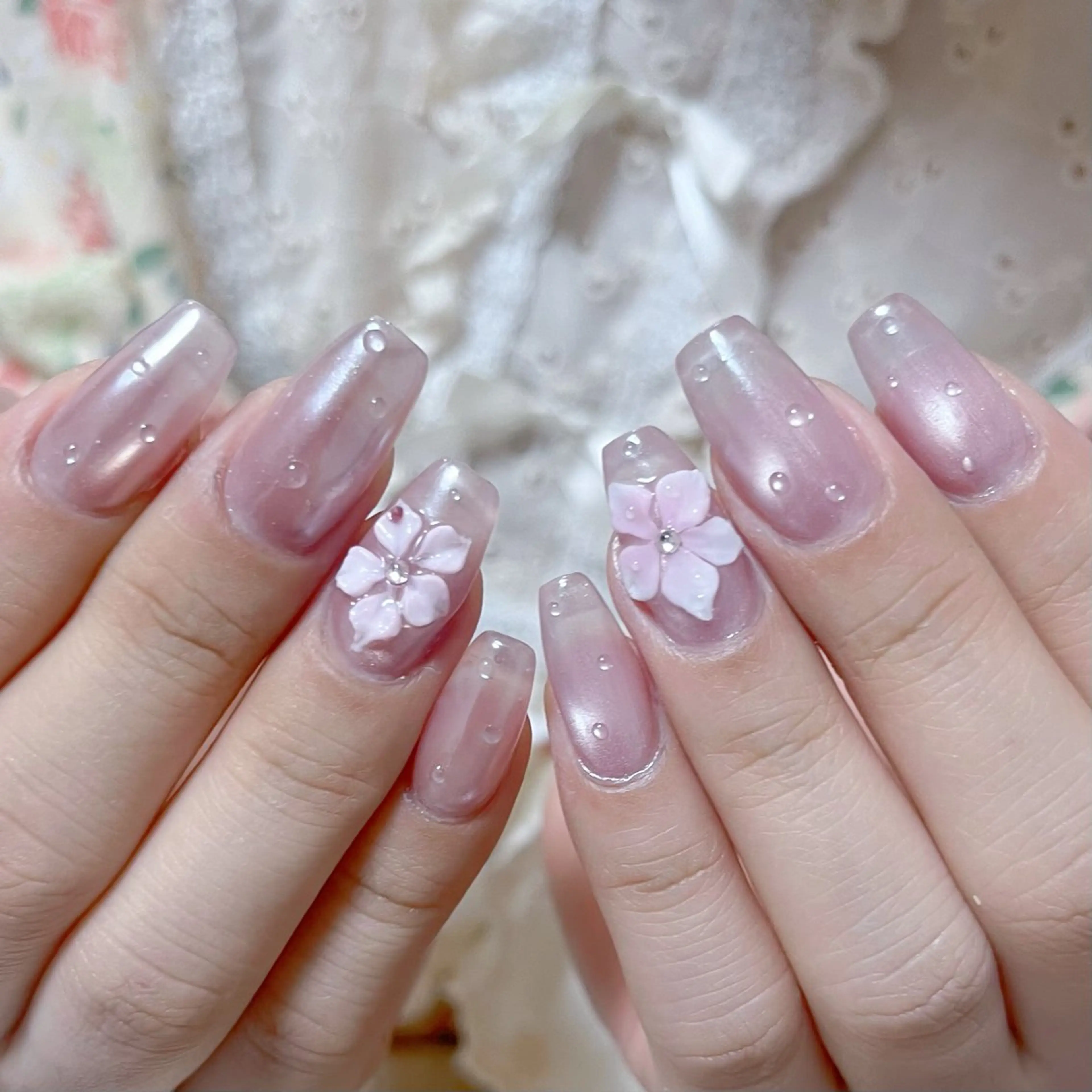 ネイル 韓国ネイル ワンホンネイル ハンドネイル ハンドケア Kawaii _Nailのネイルデザイン
