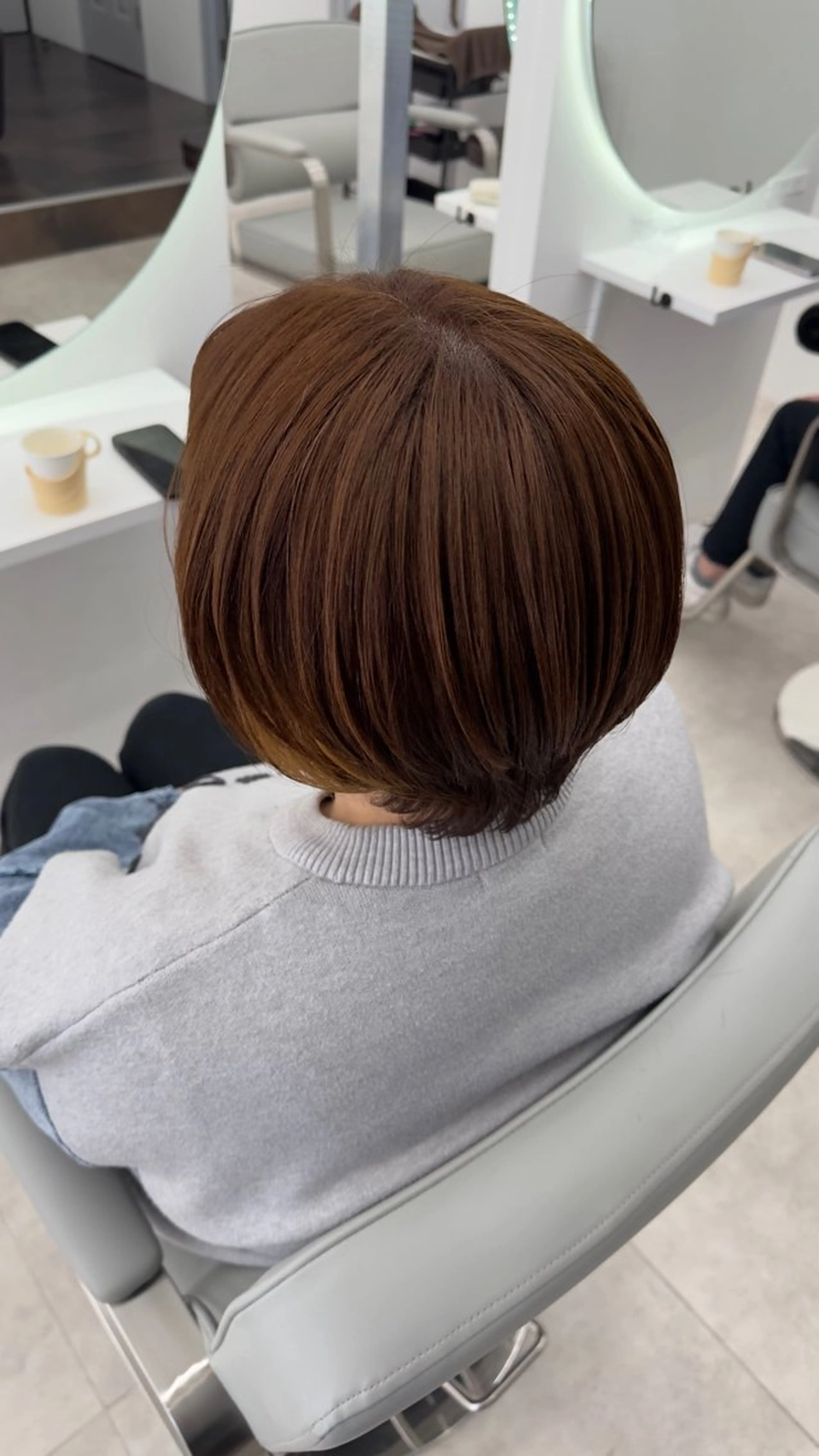 ショート カラー ヘアアレンジ 黒髪 秋葉 春輝のヘアスタイル