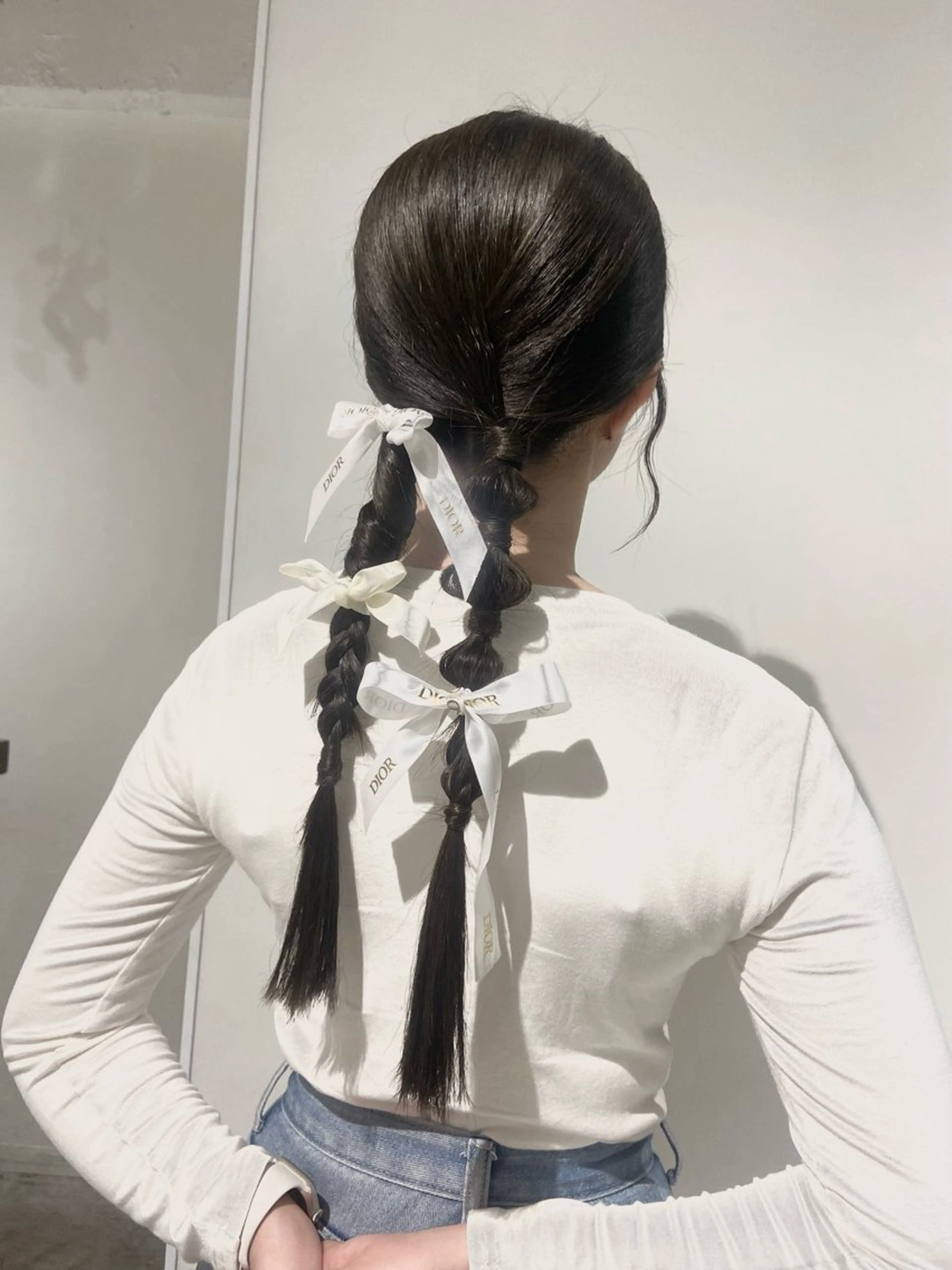 ロング ヘアアレンジ 🎀ハイトーンカラー / RINA🎀のヘアスタイル