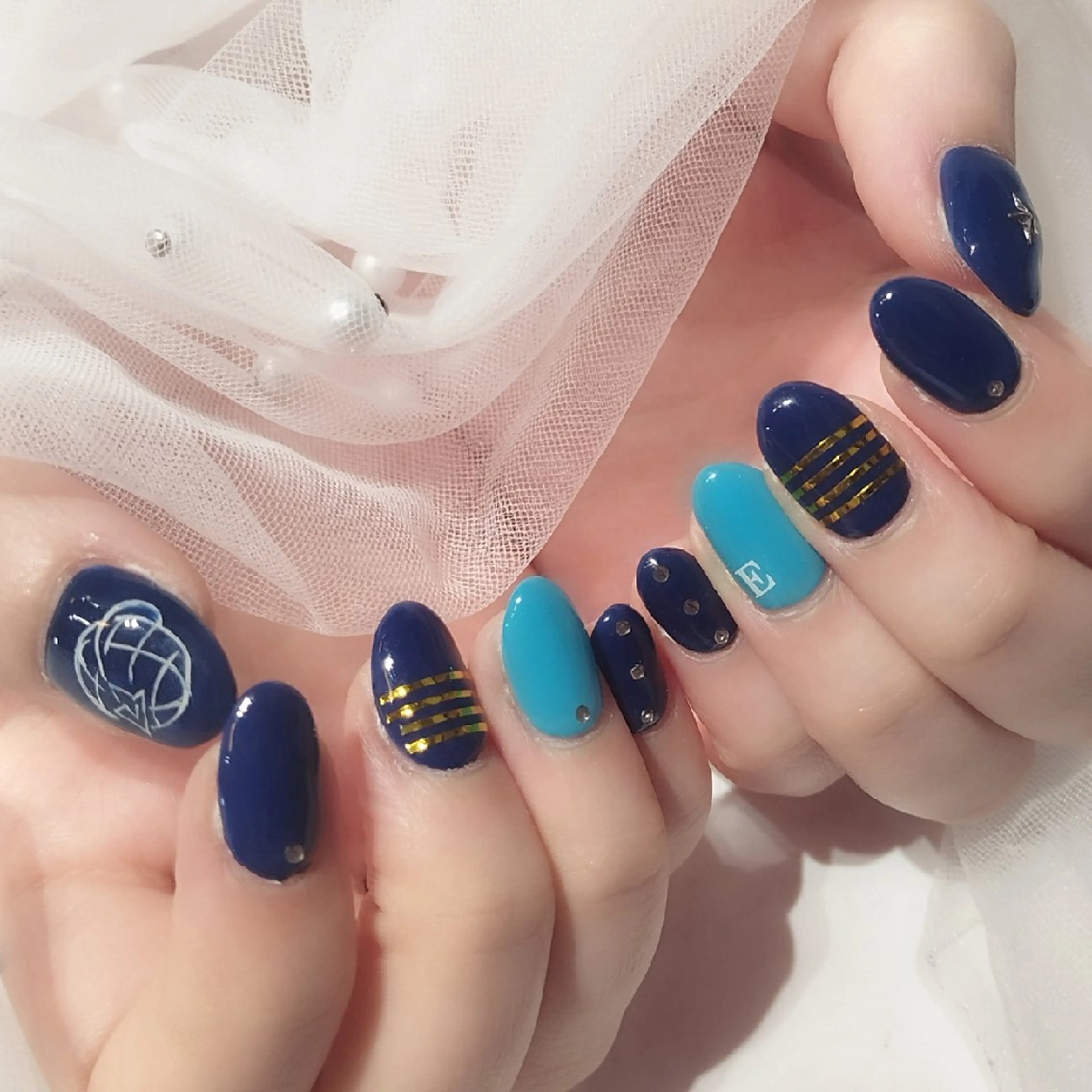 ネイル あ きのネイルデザイン