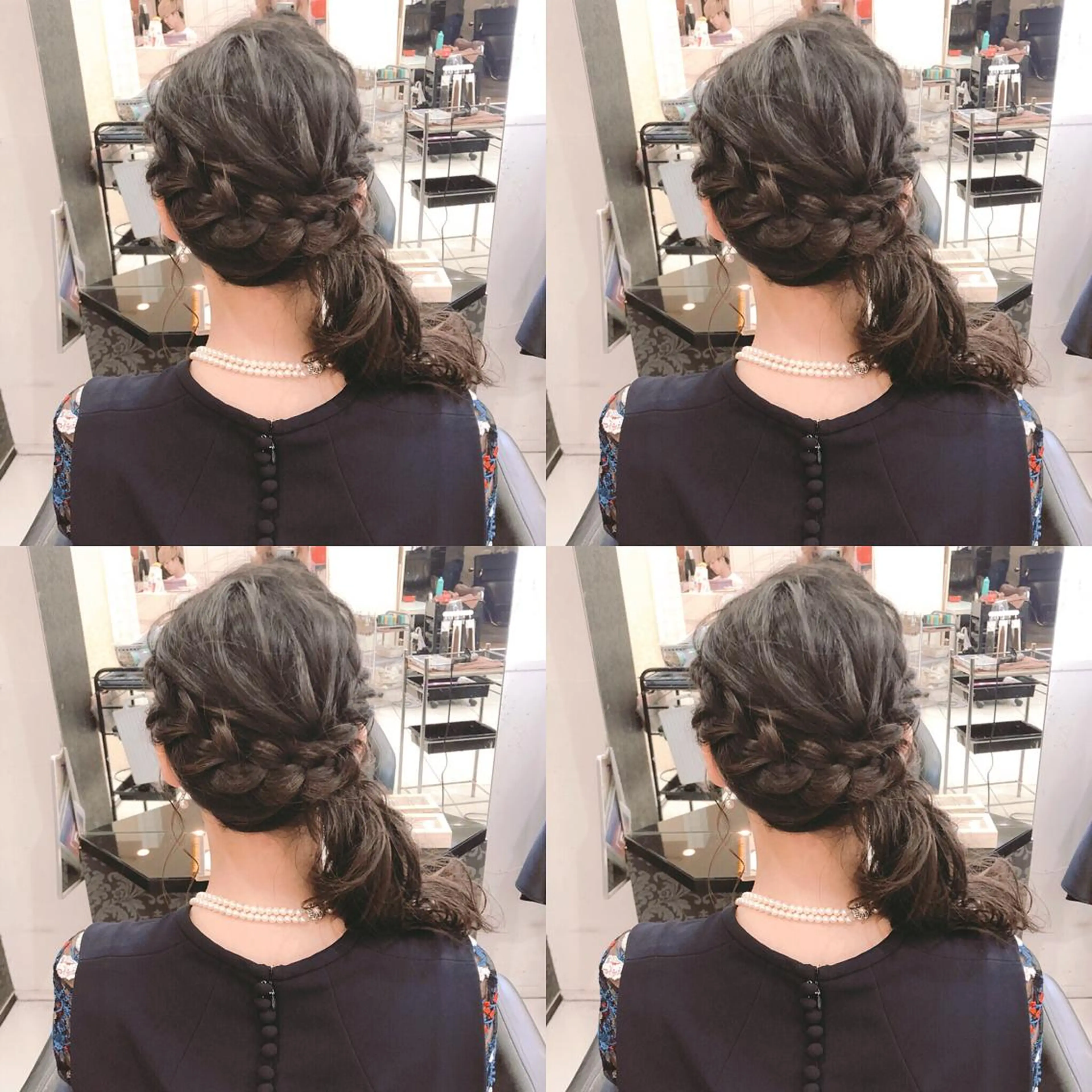 セミロング ヘアアレンジ ヘアセット 🌷MAYU 🌷のヘアスタイル