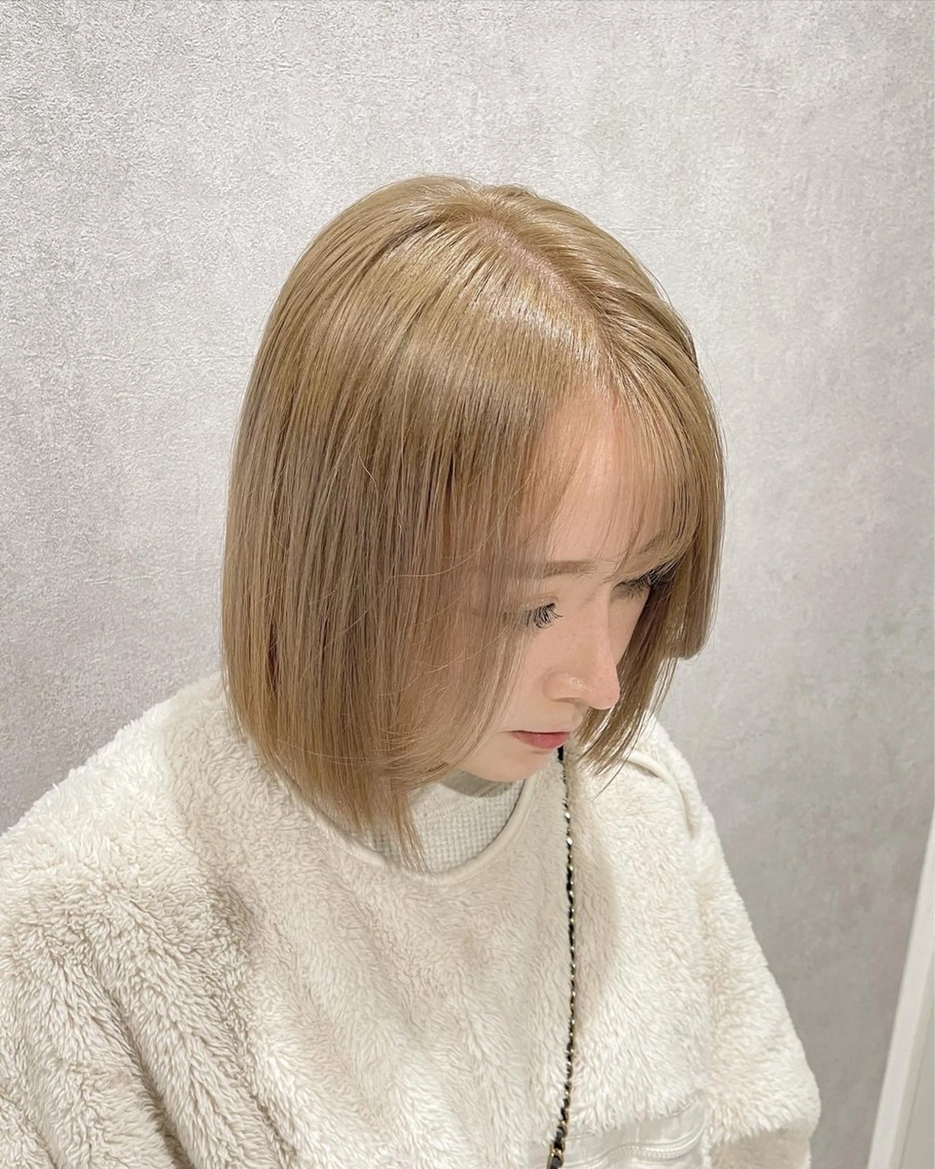 ミディアム カラー ヘアアレンジ ベージュカラー 外国人風カラー ヘアカラー Hiro ヒロのヘアスタイル