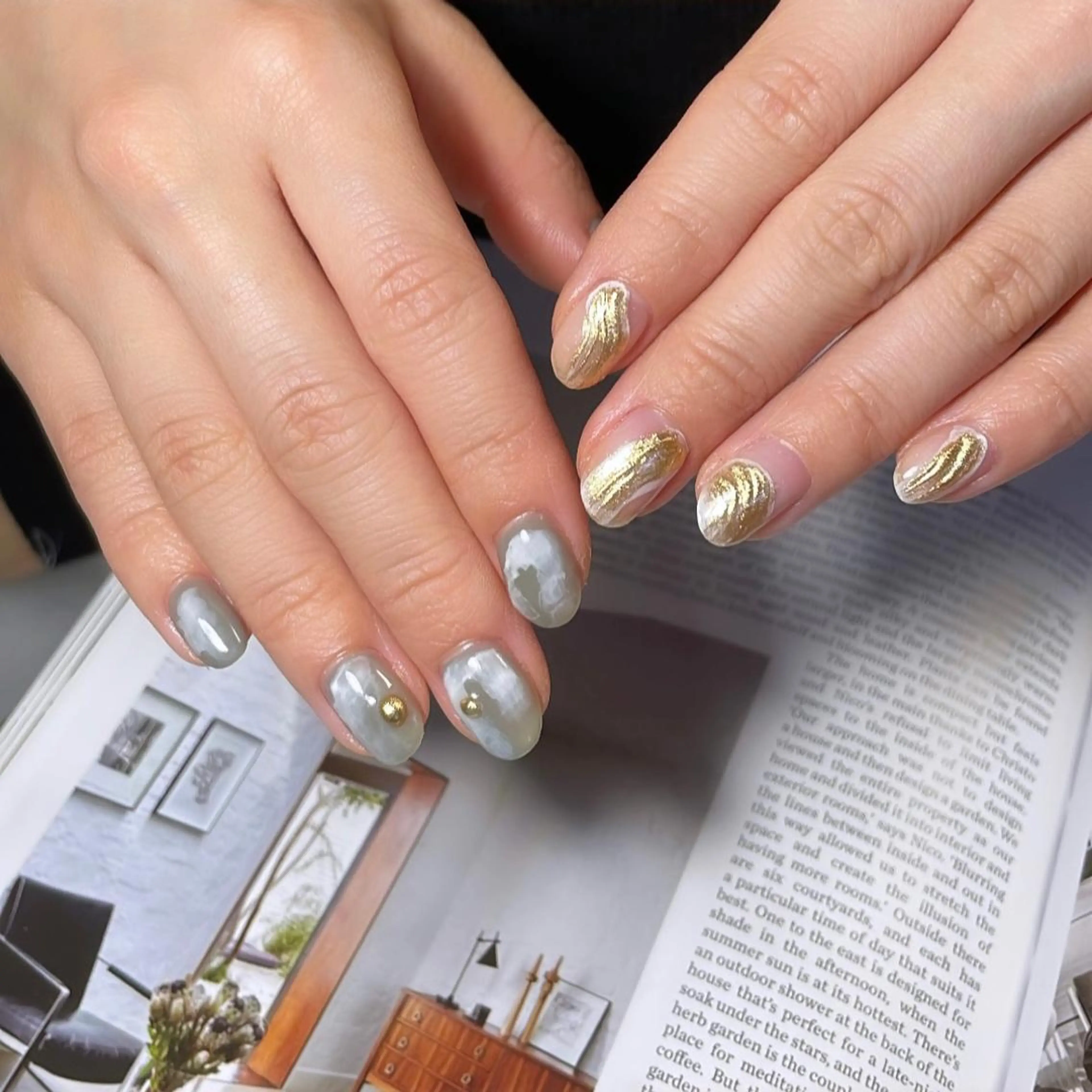 ネイル ニュアンスネイル Lofinails ちひろのネイルデザイン