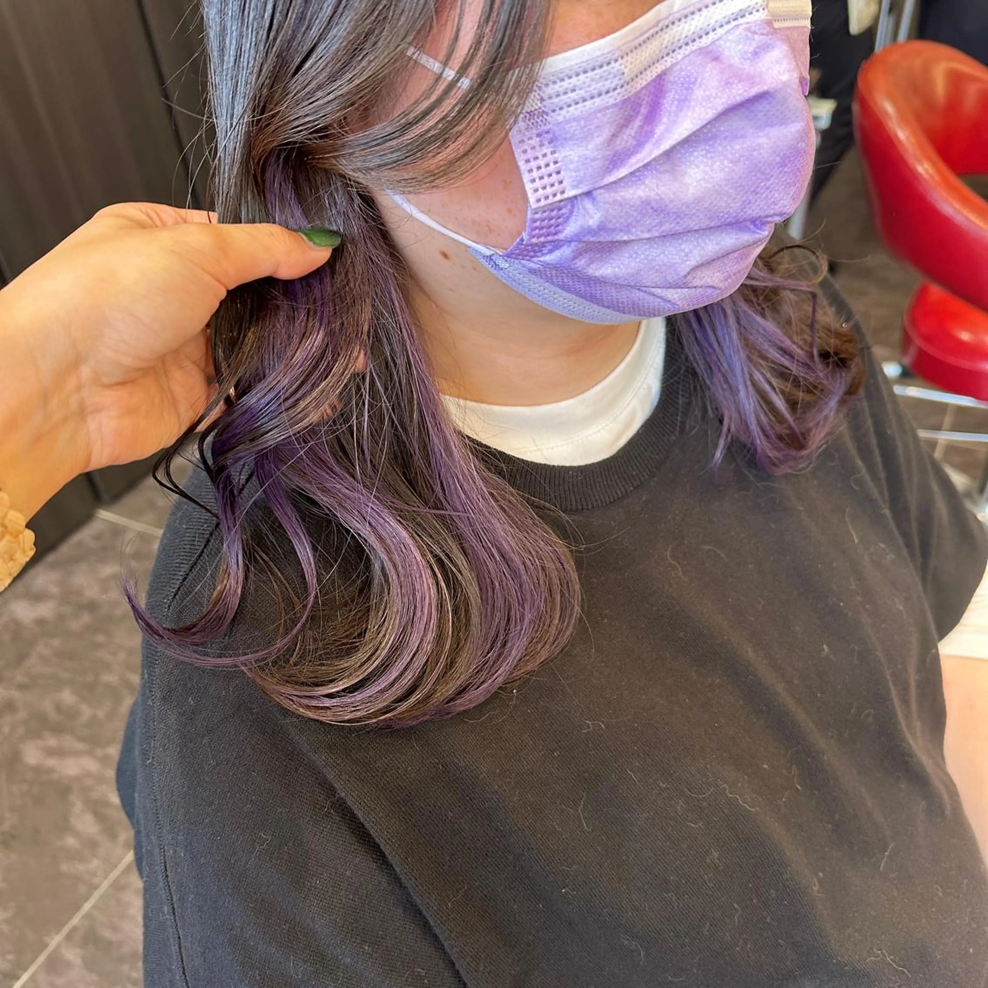 ミディアム 𖧷 ⁺. 大人ヘア Yui 𓂃𓈒𓏸のヘアスタイル