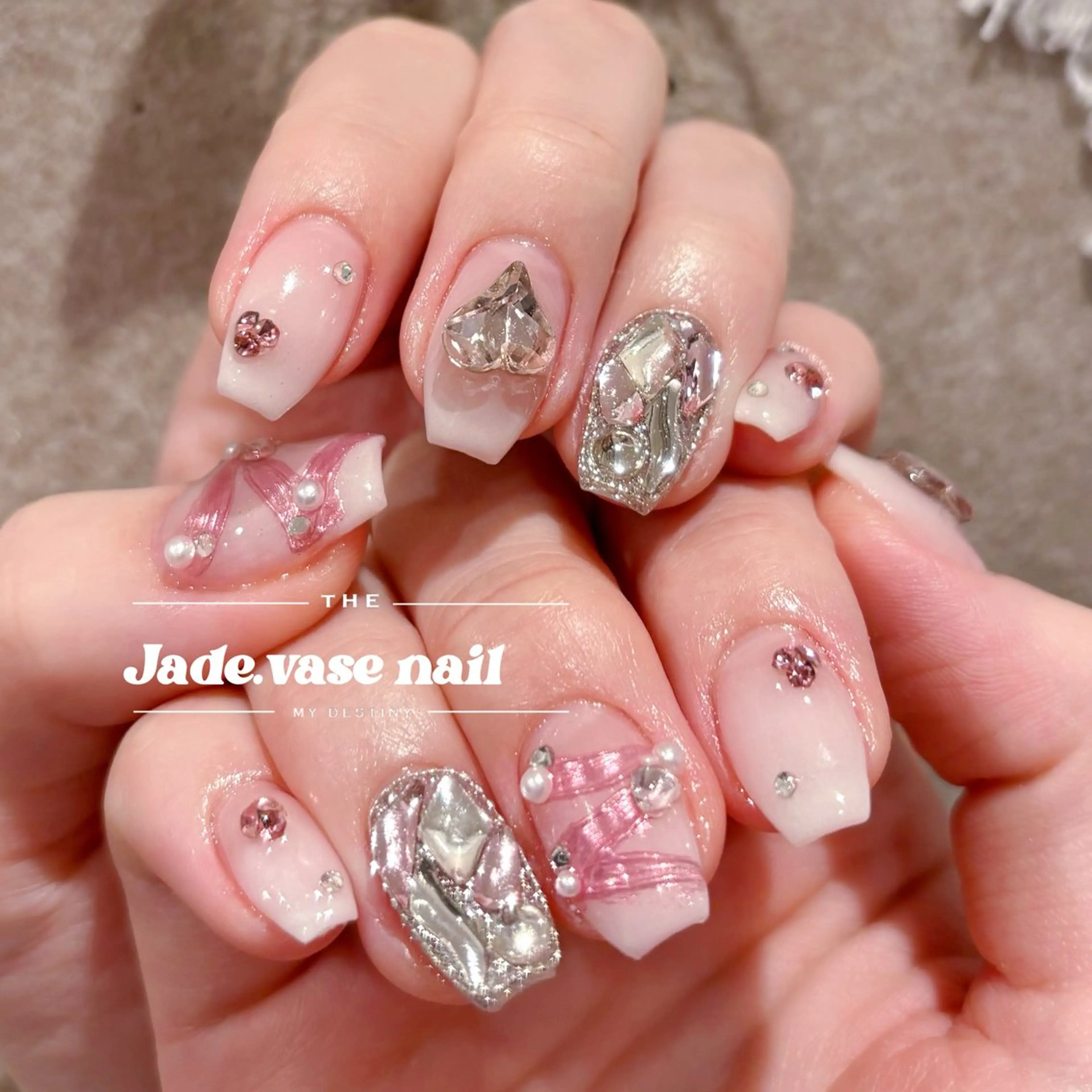 ネイル ハンドネイル ハンドケア ✰Jade.vase 银座のネイルデザイン