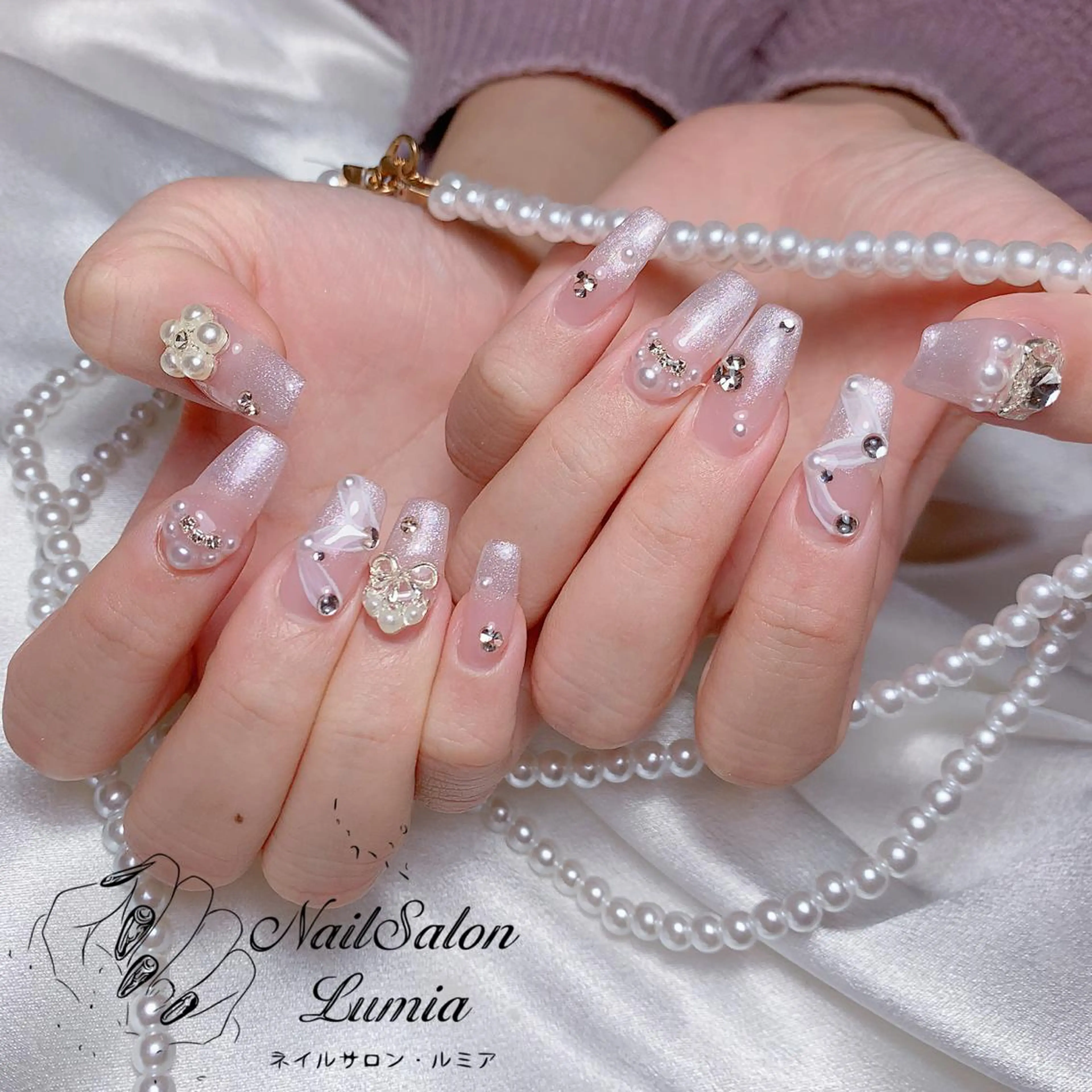 ネイル ハンドネイル ネイルサロン ルミア Lumia 店長のネイルデザイン