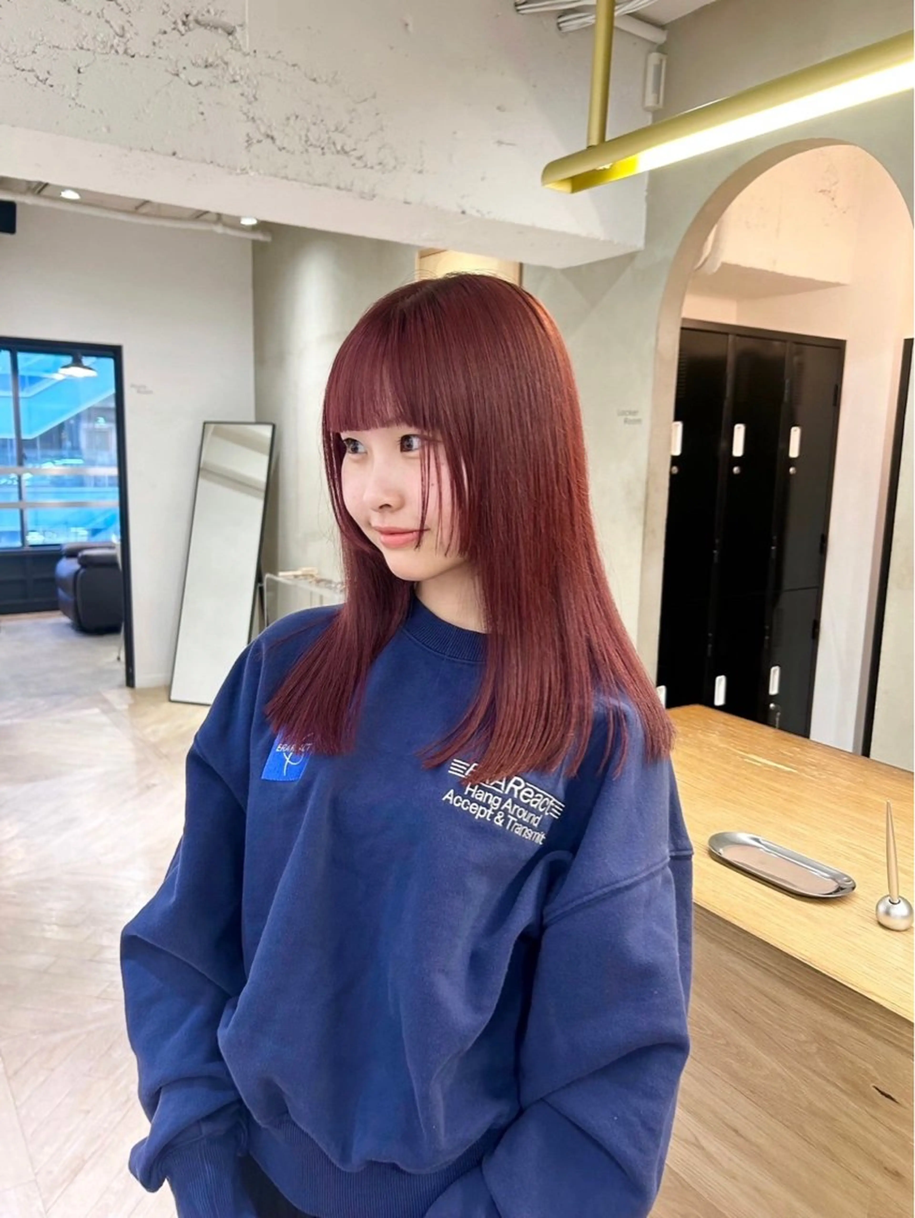 【U30限定】💇🏼‍♀️ロング鎖骨下顔まわりレイヤーカットモデル様¥0＋トキオトリートメントの写真