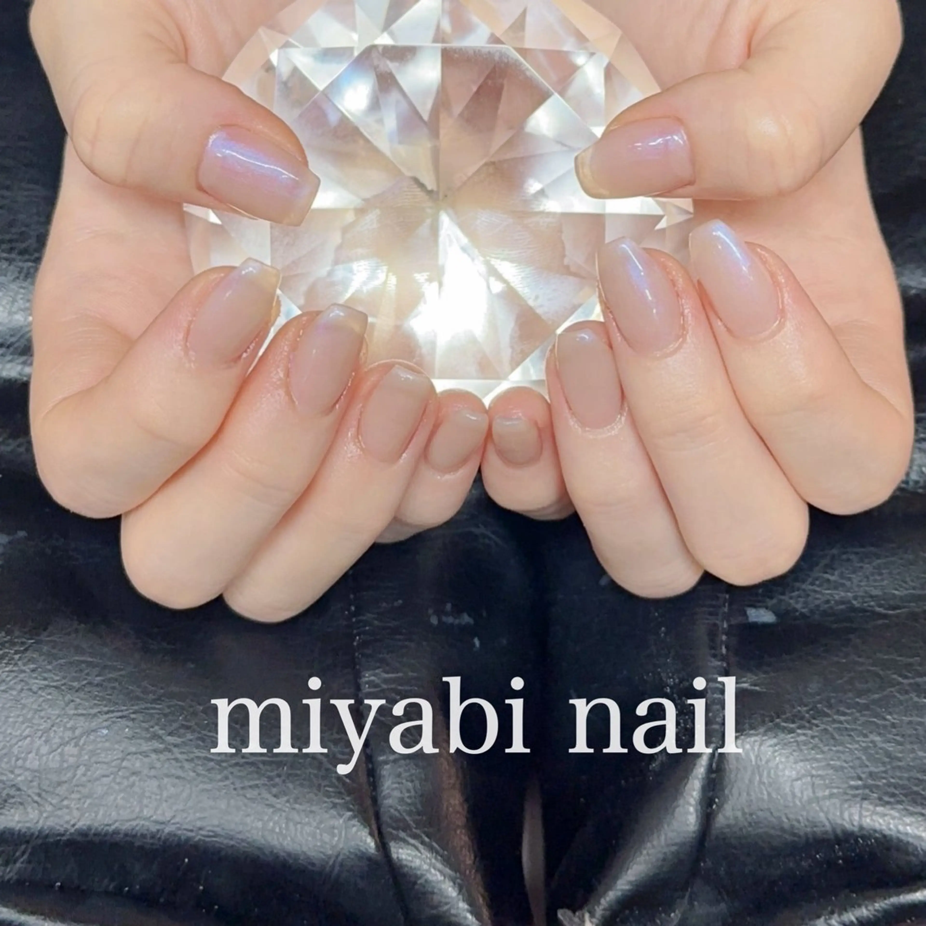 ネイル オーロラネイル ミラーネイル 持ち込み オフィスネイル ハンドネイル miyabi nail 桂川駅近くのネイルデザイン