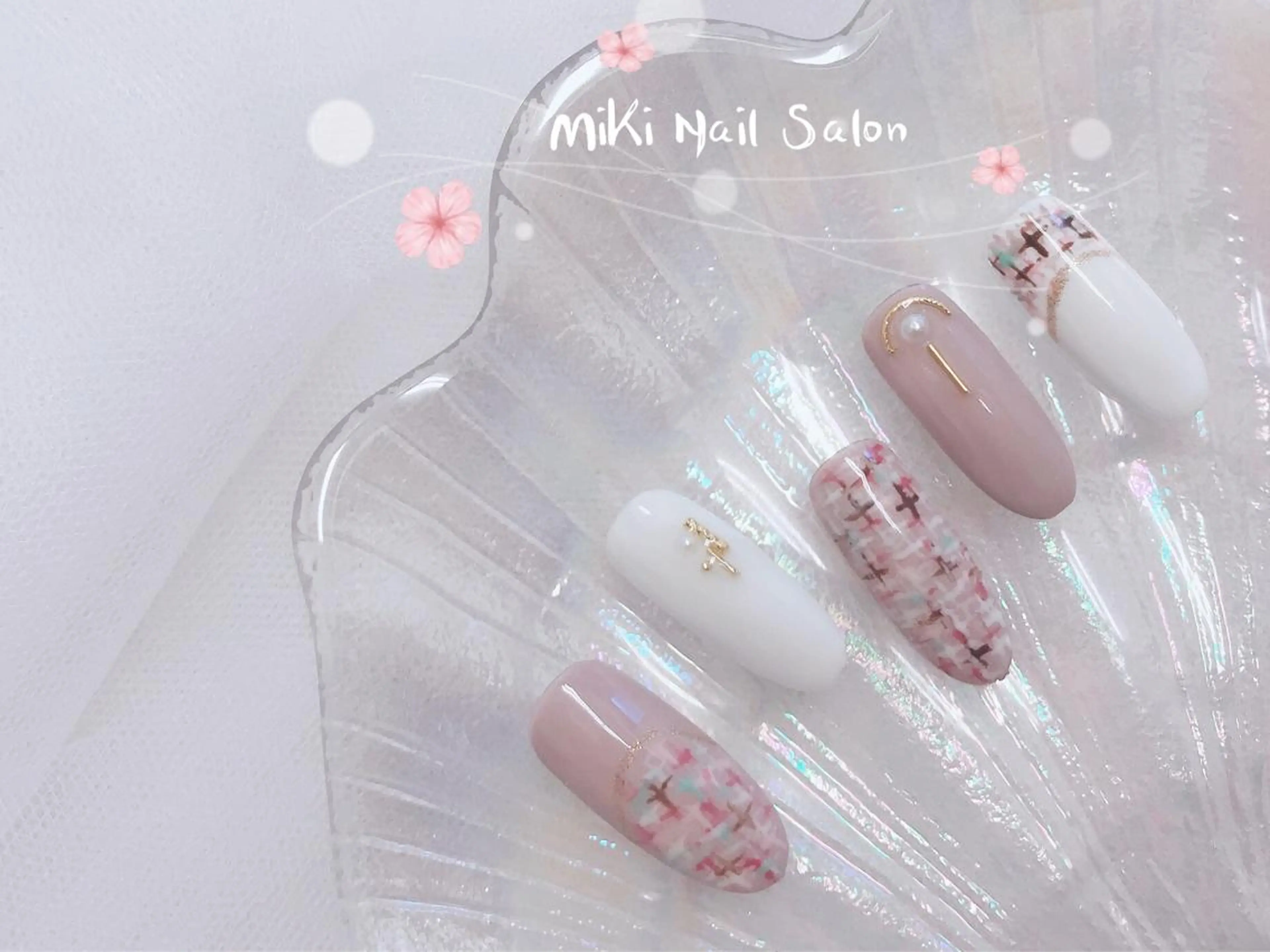 ネイル MiKi Nai池袋 長さだし得意のネイルデザイン