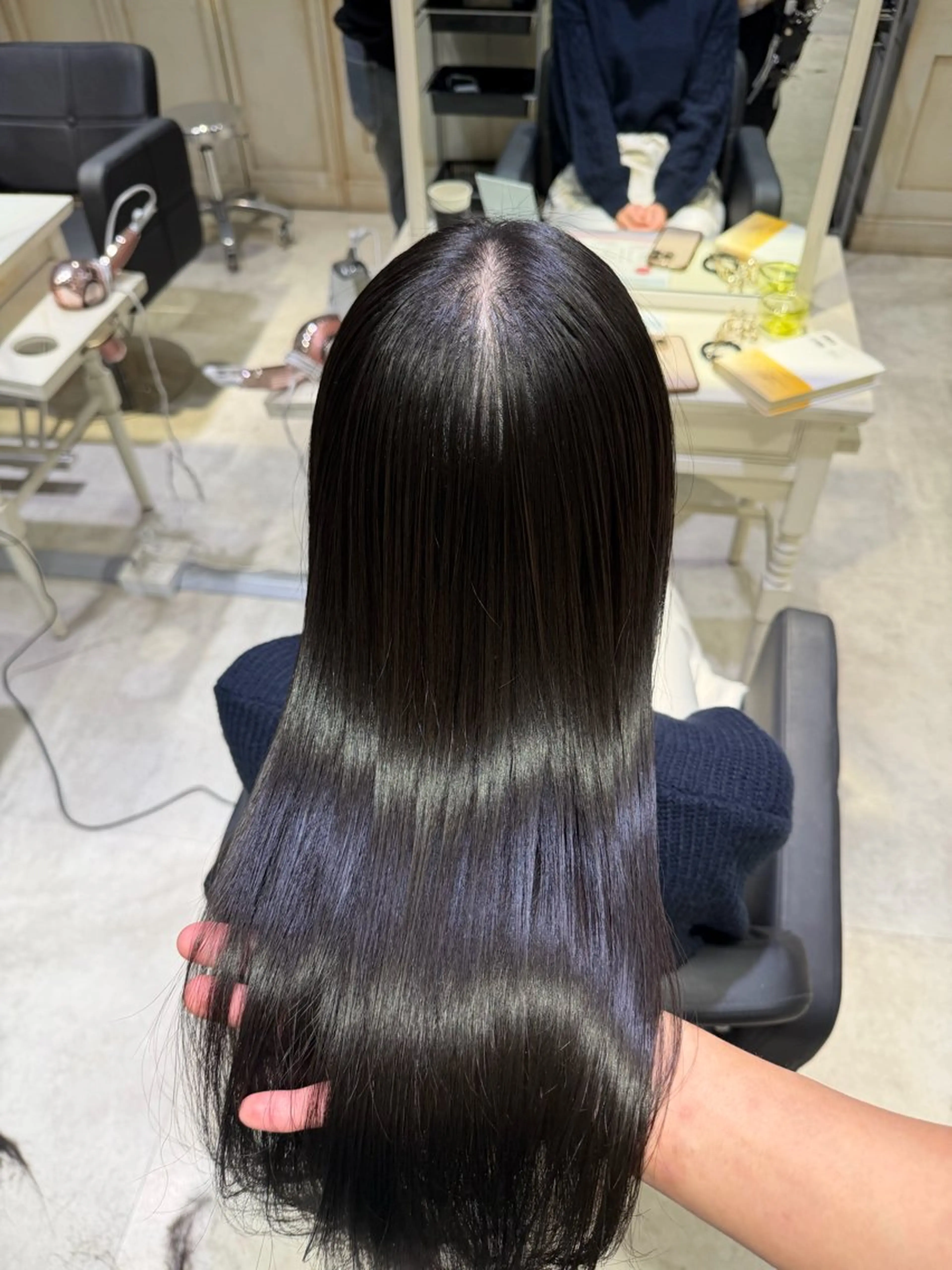 ミディアム カット 縮毛矯正 🟠髪質改善縮毛矯正 YUTO🟠のヘアスタイル