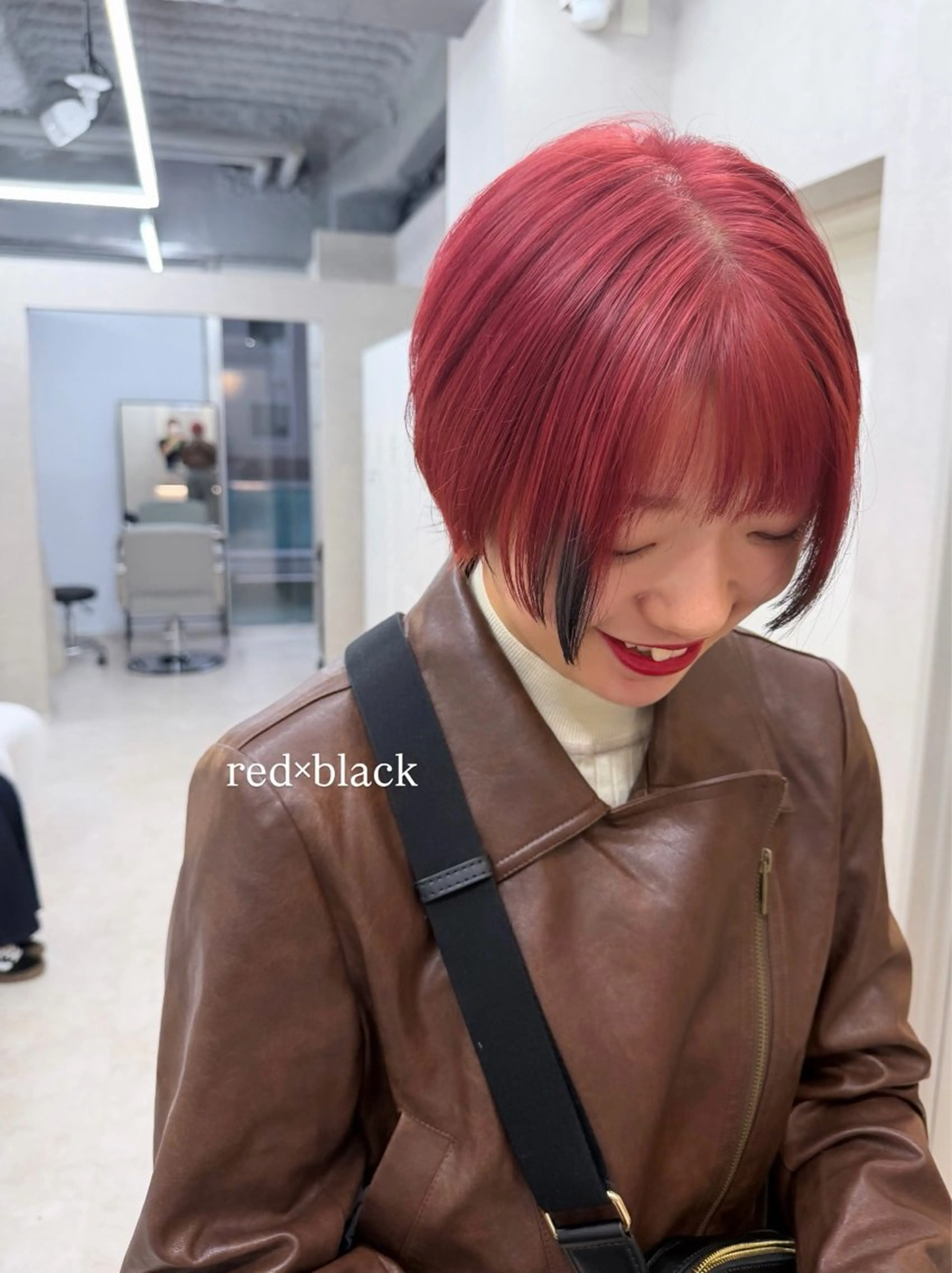 ショート 小顔カット ヘアカラー トリートメント 🇰🇷韓国ｽﾀｲﾙ ﾚｲﾔｰ/ayanaのヘアスタイル