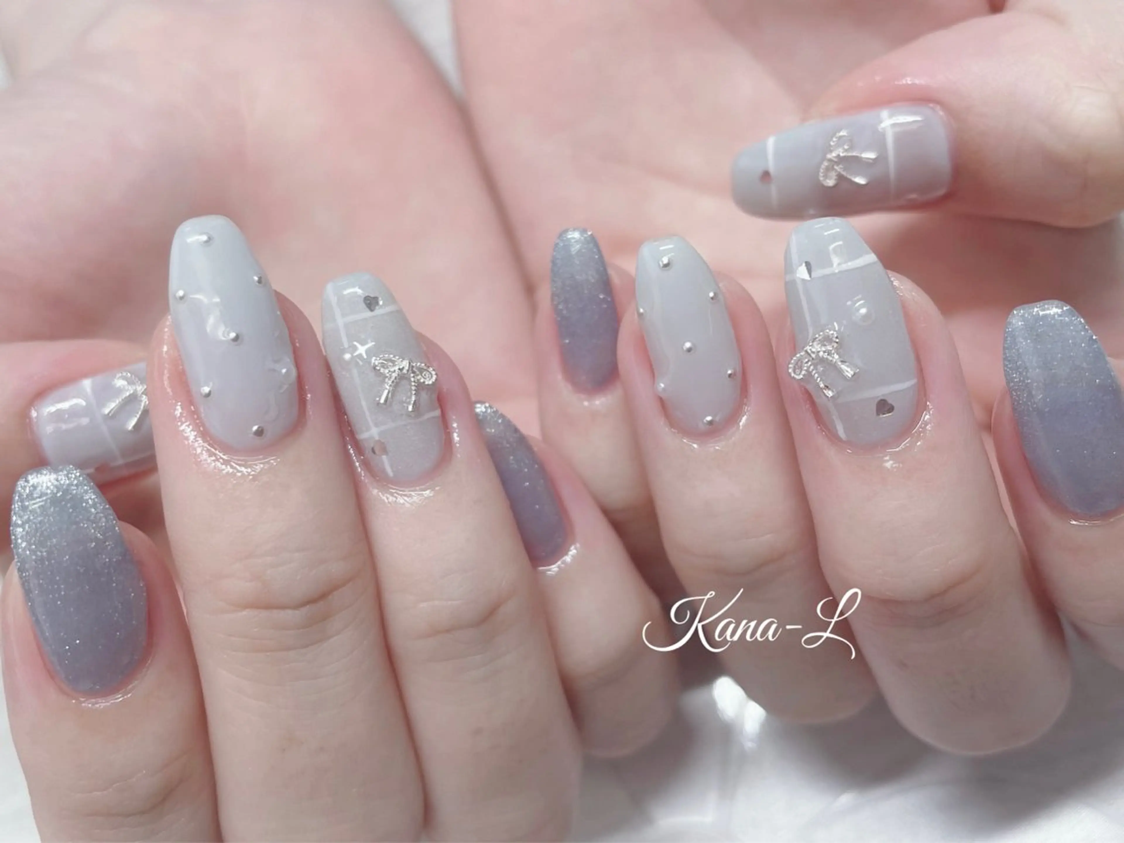 ネイル ジェルネイル 韓国ネイル パラジェル ワンホンネイル 芦辺 香奈のネイルデザイン