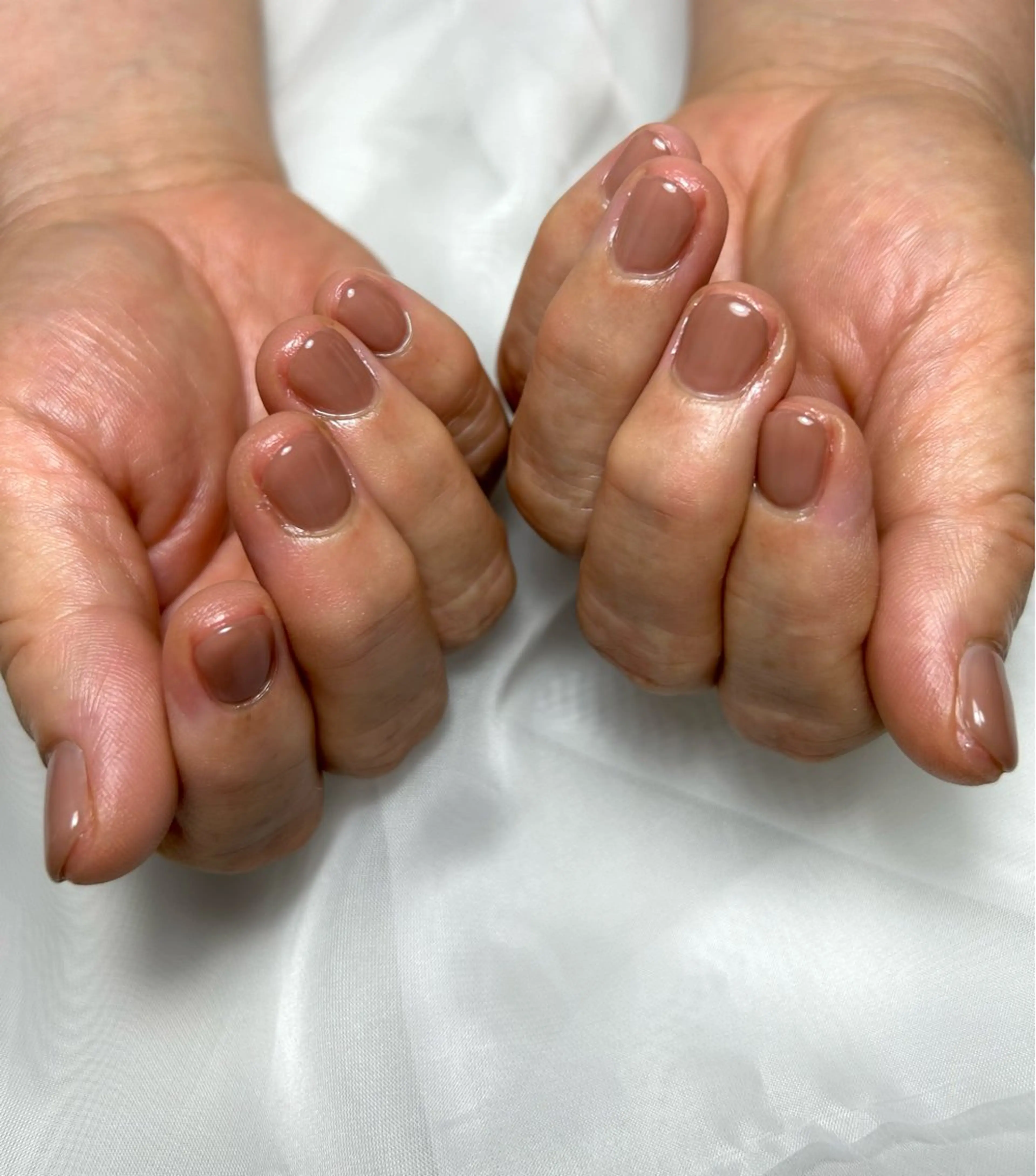 ネイル ワンカラーネイル ショートネイル nail salon Cotonのネイルデザイン