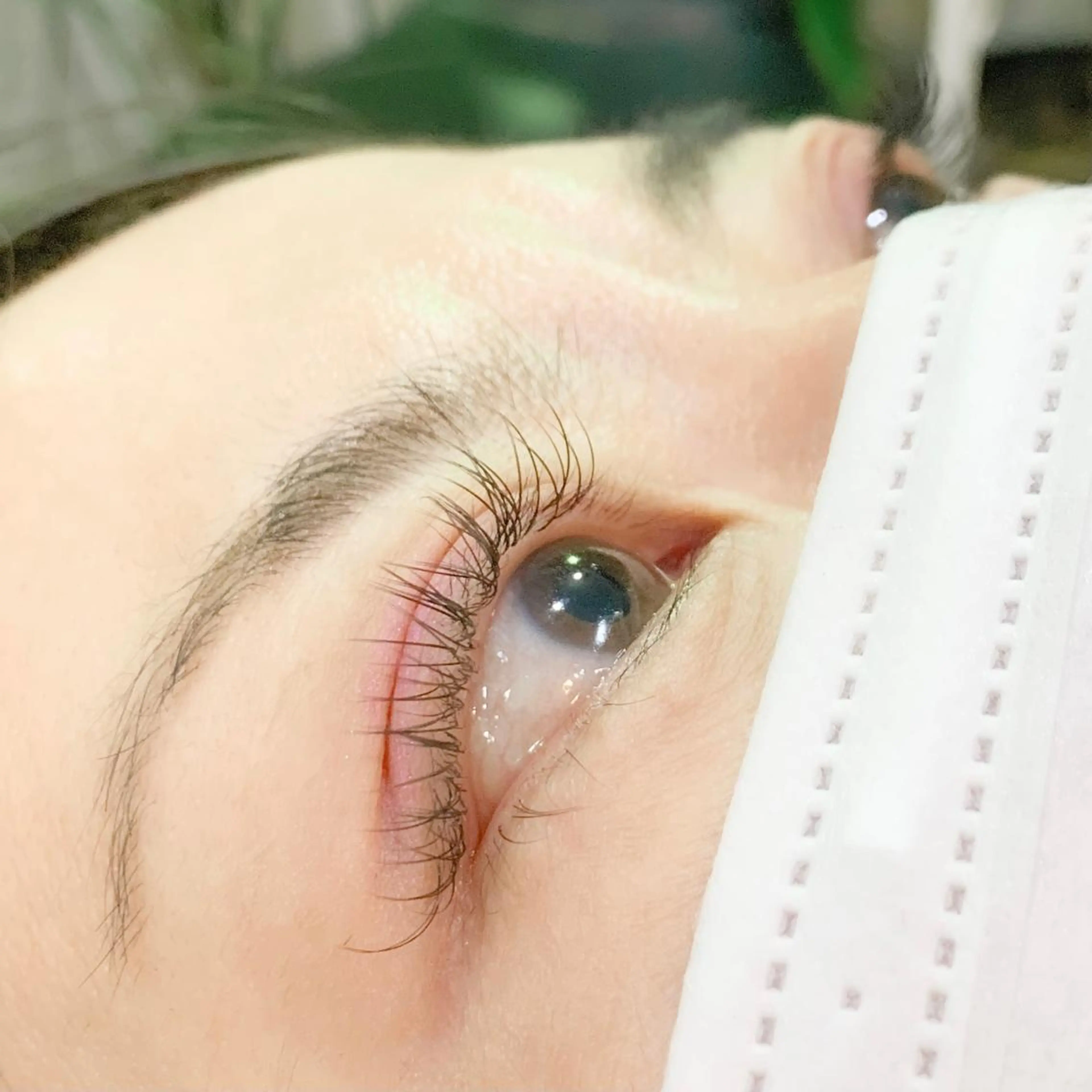 マツエク・マツパ フラットラッシュ マツエク 角戸 りおのヘアスタイル