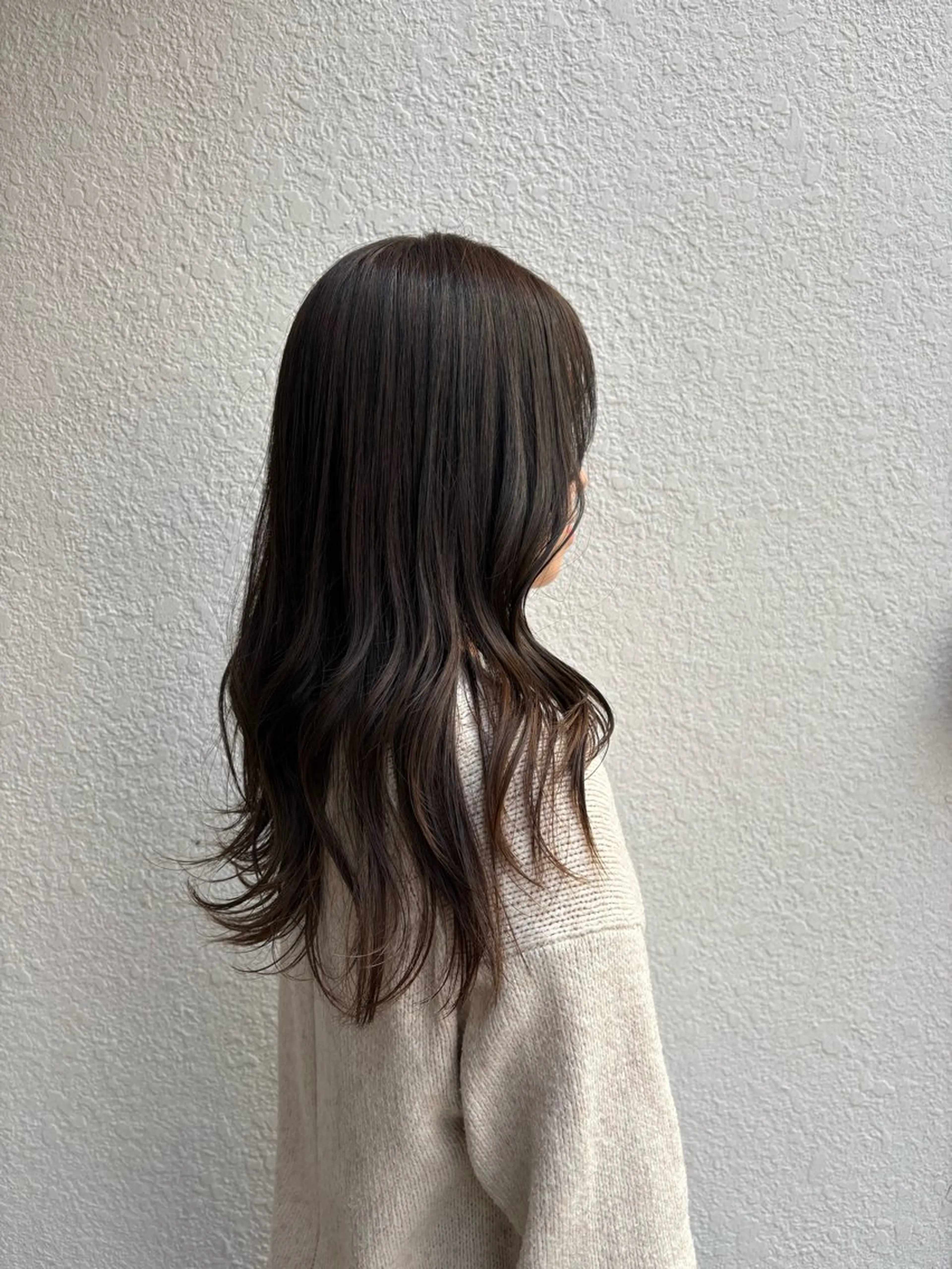 ロング カット ヘアカラー 透明感カラー♡はるか 髪質改善ボブレイヤーのヘアスタイル