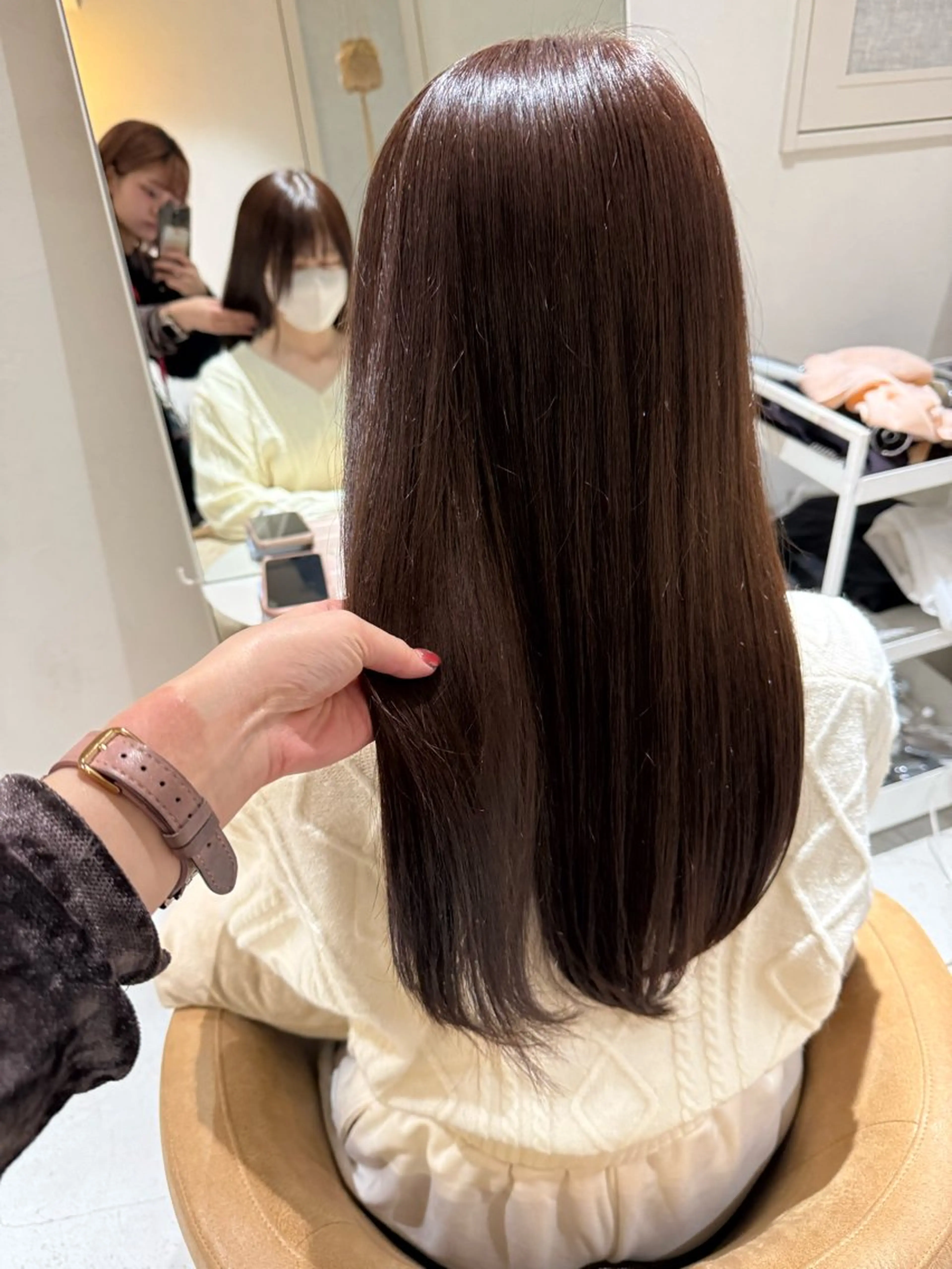 ロング カラー 🌷花屋併設サロン 荘司まゆり🌷のヘアスタイル