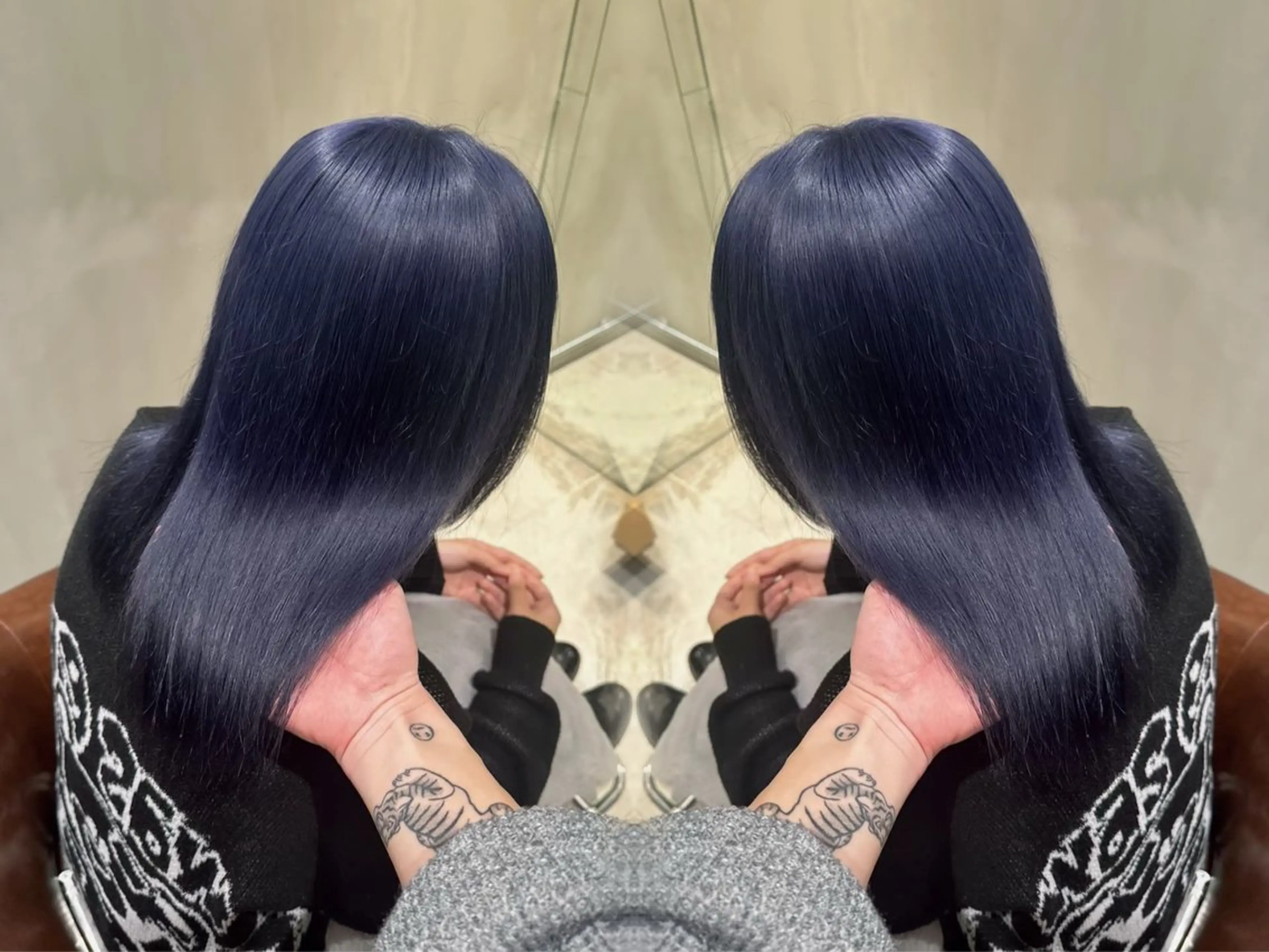 ロング カラー ヘアカラー トリートメント 透明感カラー×ケア ブリーチTakeruのヘアスタイル