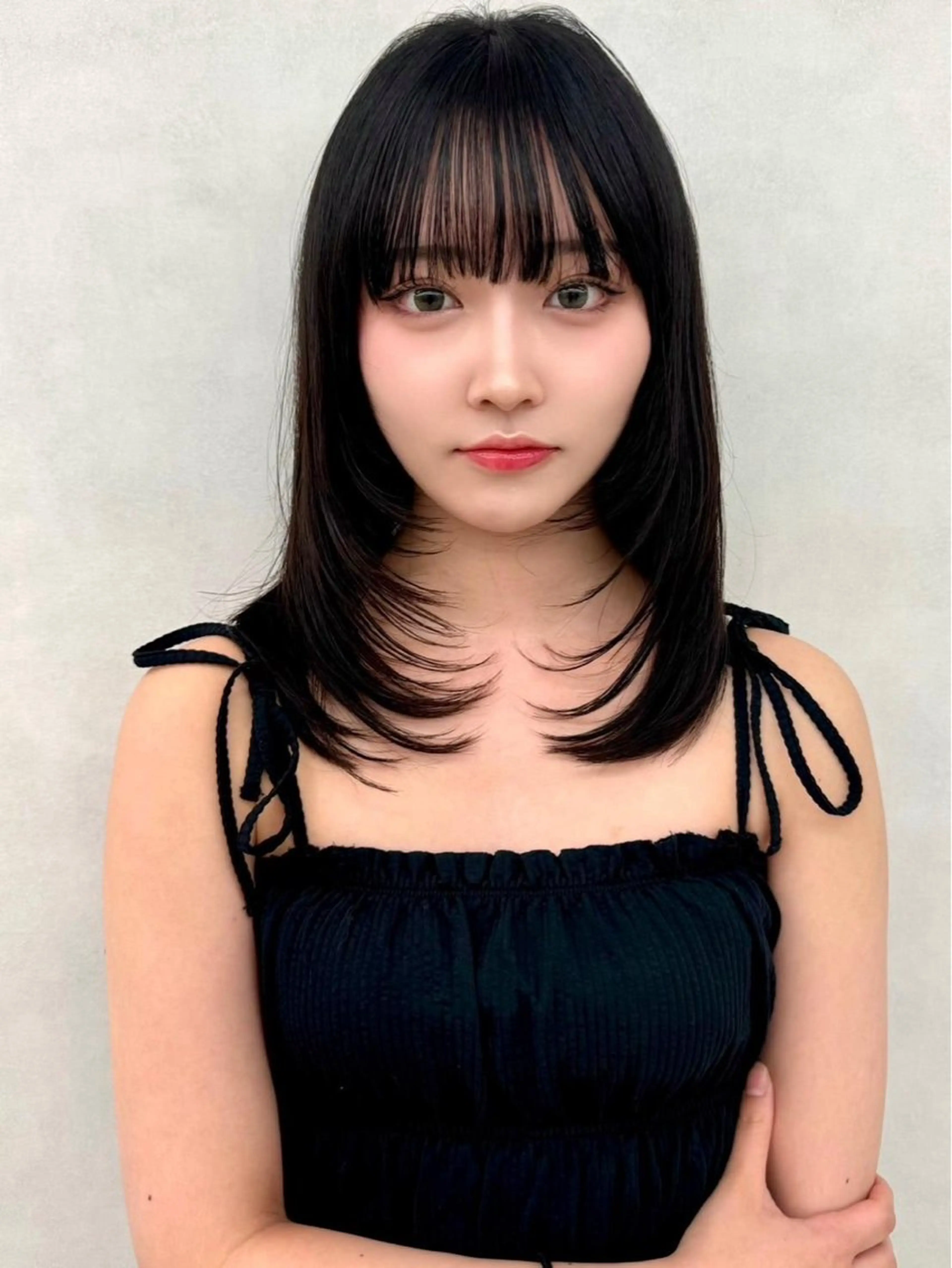 ロング カラー 🇰🇷韓国レイヤー ケアカラー／田川佑紀のヘアスタイル