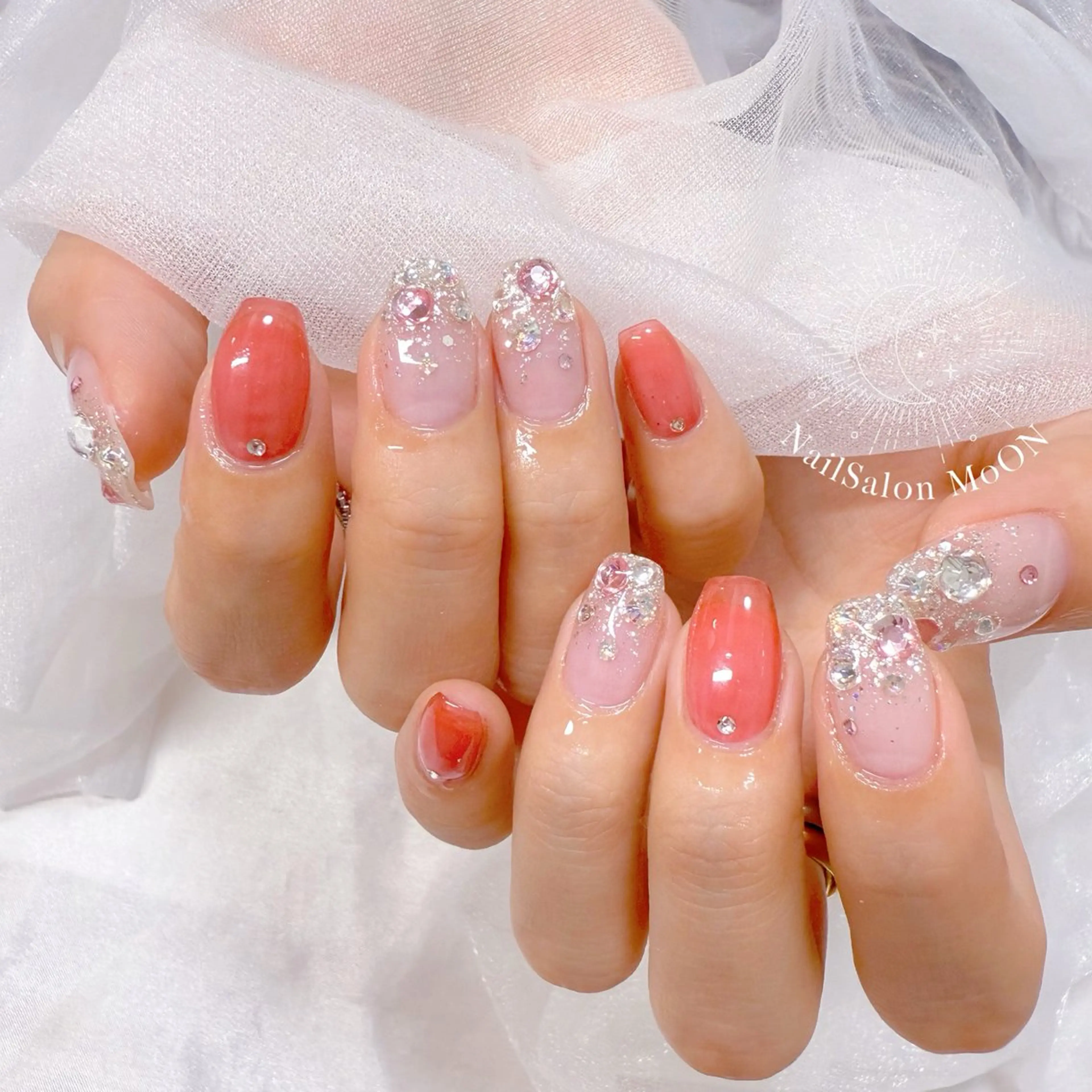 ネイル ハンドネイル ハンドケア MoON...❤︎ MeGuのネイルデザイン