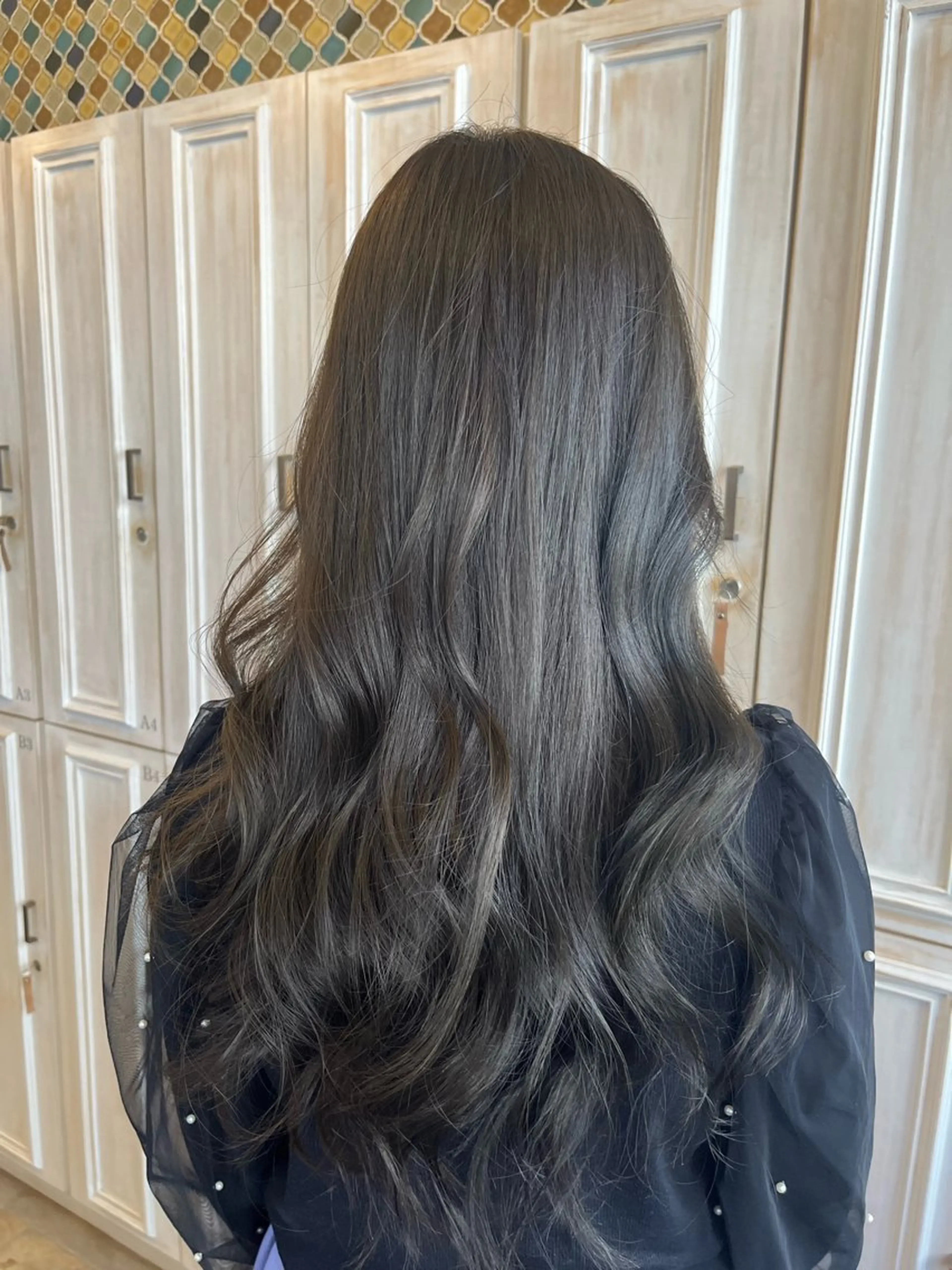 ロング ヘアカラー 友松 世奈のマツエク・マツパデザイン