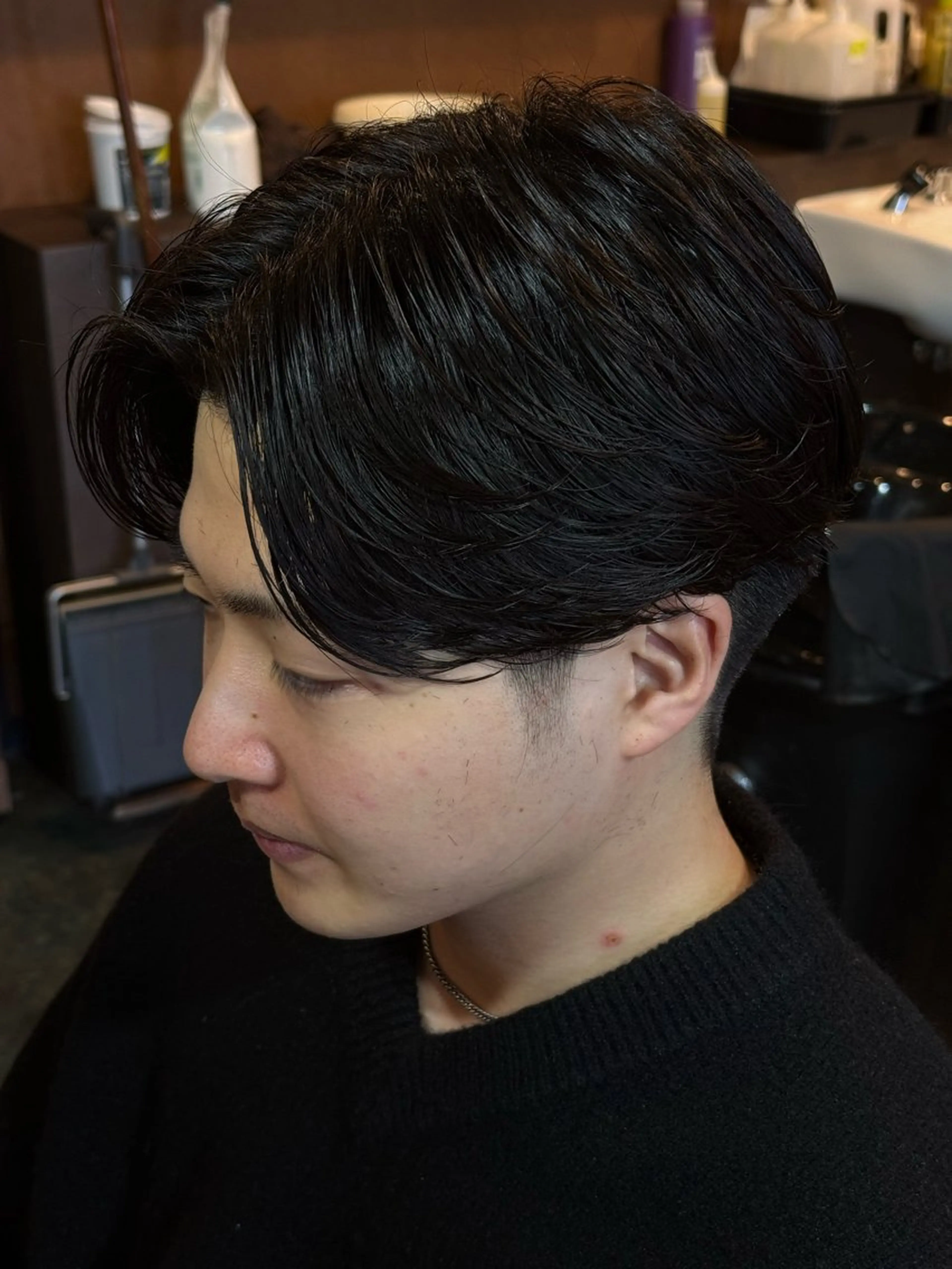 ショート パーマ メンズ メンズパーマ ニュアンスパーマ Cool hair TOMOKIのヘアスタイル