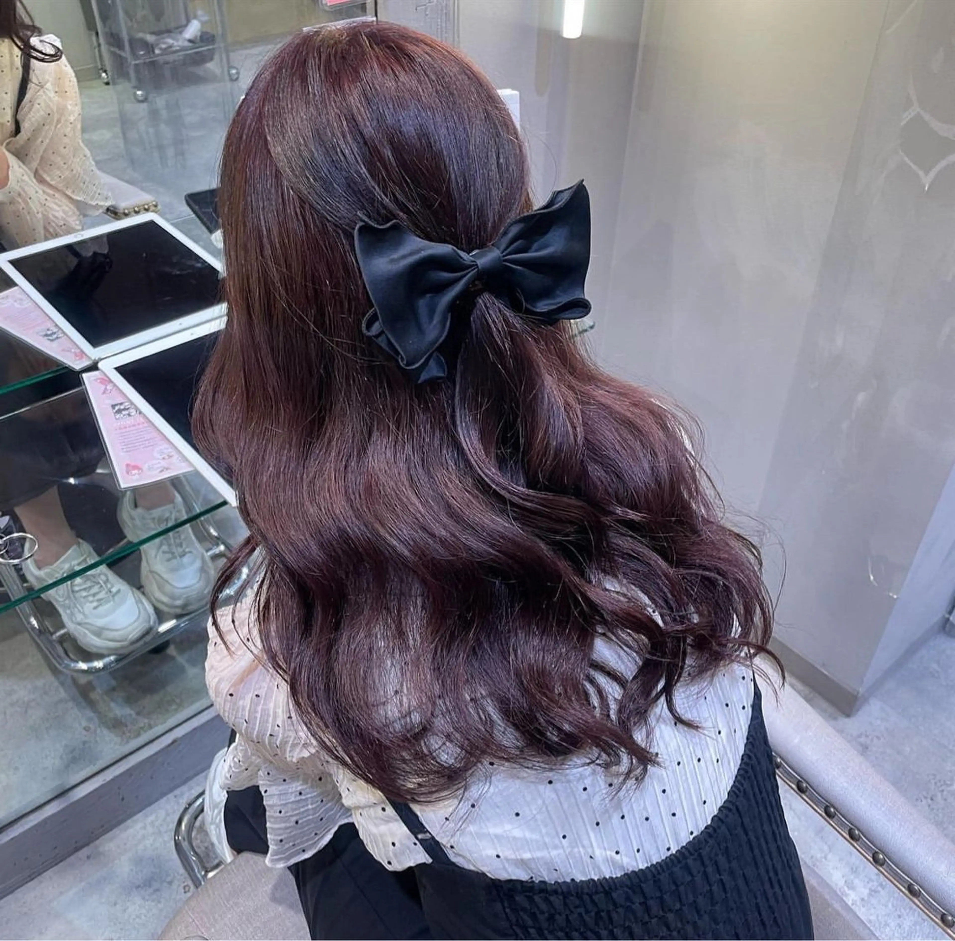 𓊆ྀི🎀ワンカラー➕トリートメント🎀🪄1番人気Aujuaトリートメント🤍浸透促進バリブラシ付き❕𓊇ྀིの写真